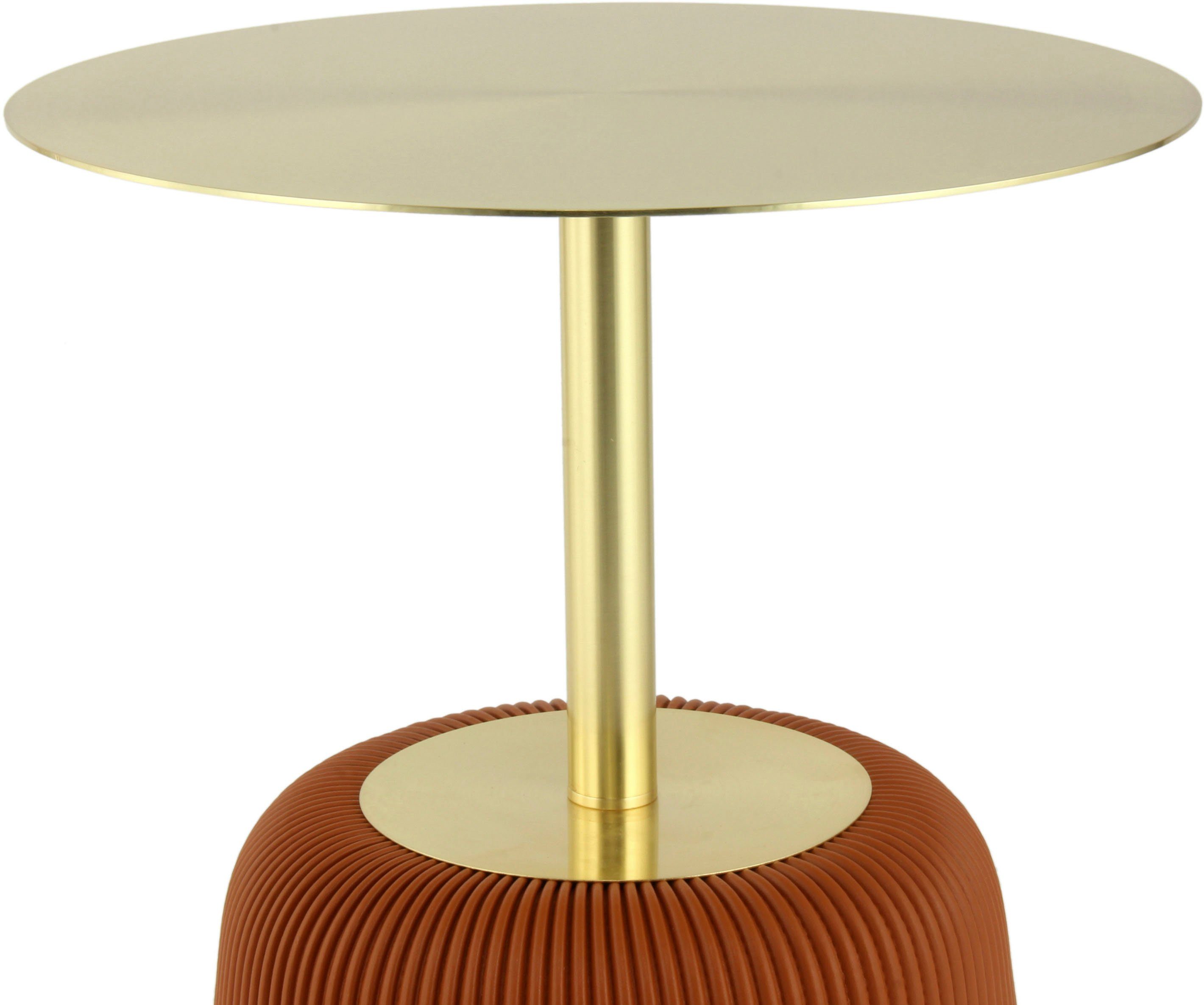 Kayoom Bijzettafel Jokai 325, ijzeren frame, PU-stof bekleding, praktische opbergruimte elegant, stevige constructie, onderhoudsvriendelijk, onderhoudsvriendelijk (1 stuk)