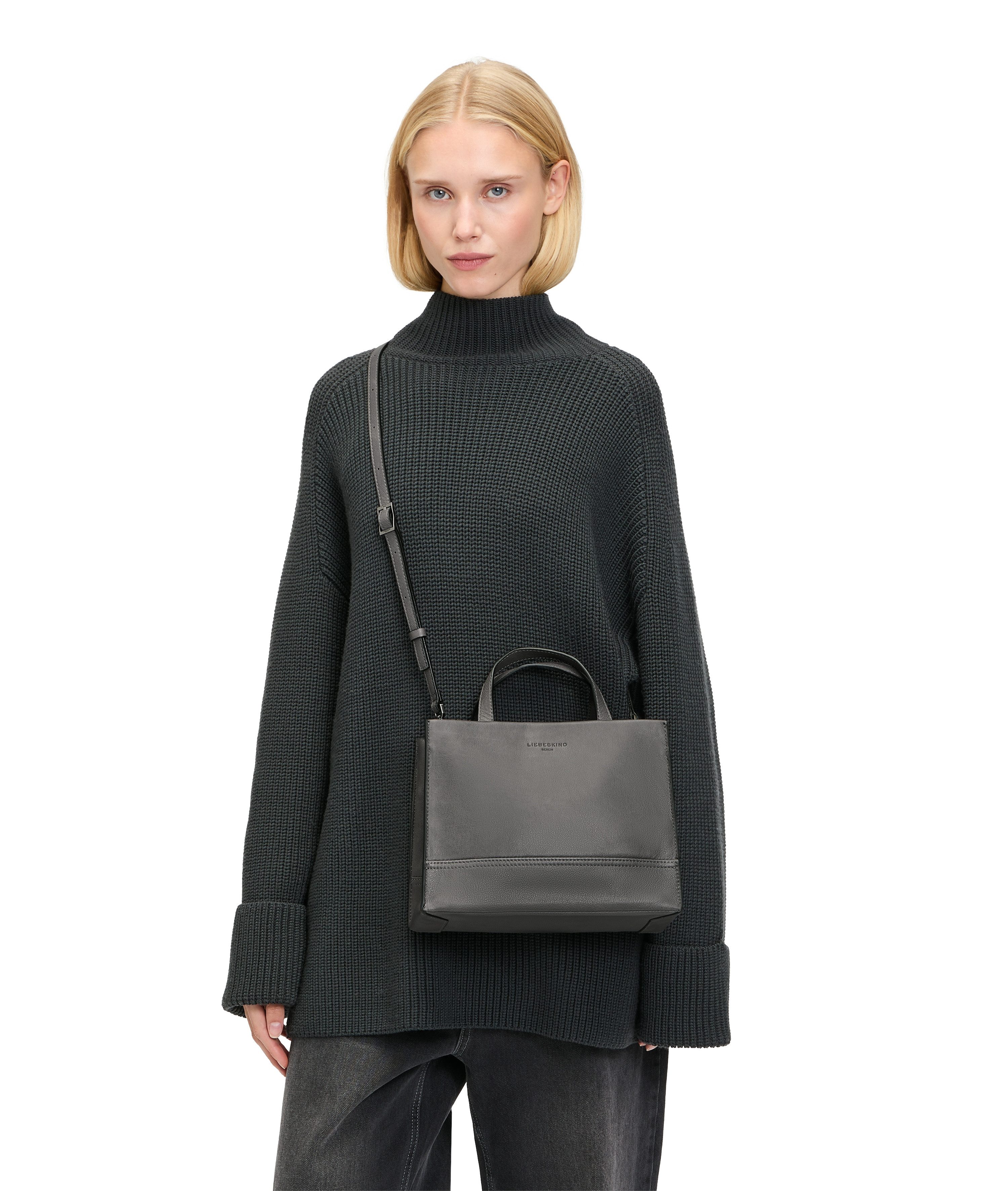 Liebeskind Berlin Tas Satchel M LOU 2 3D LEATHER Schoudertas handtas dames schoudertas