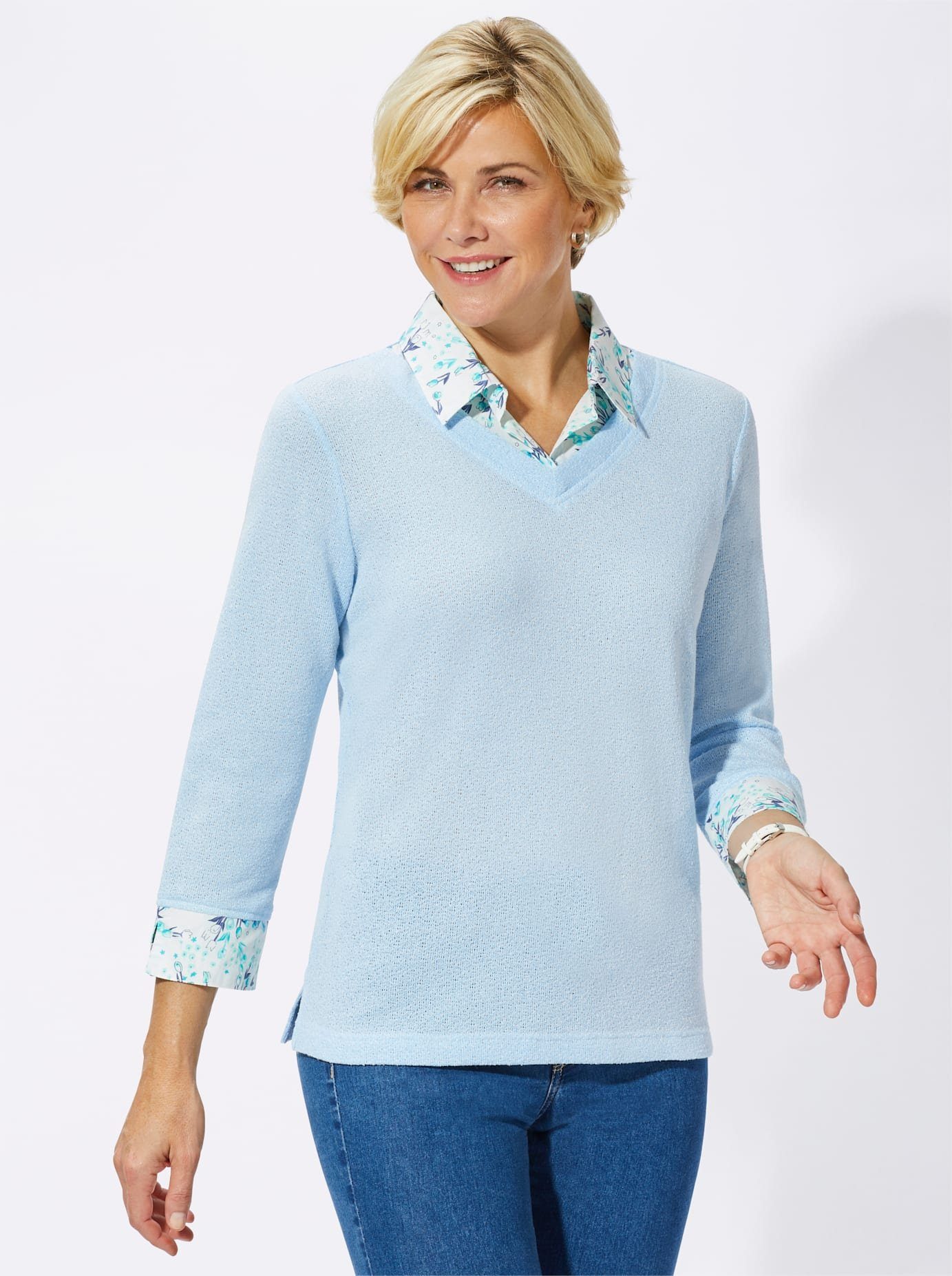 Classic Basics 2-in-1-shirt Shirt (1-delig)