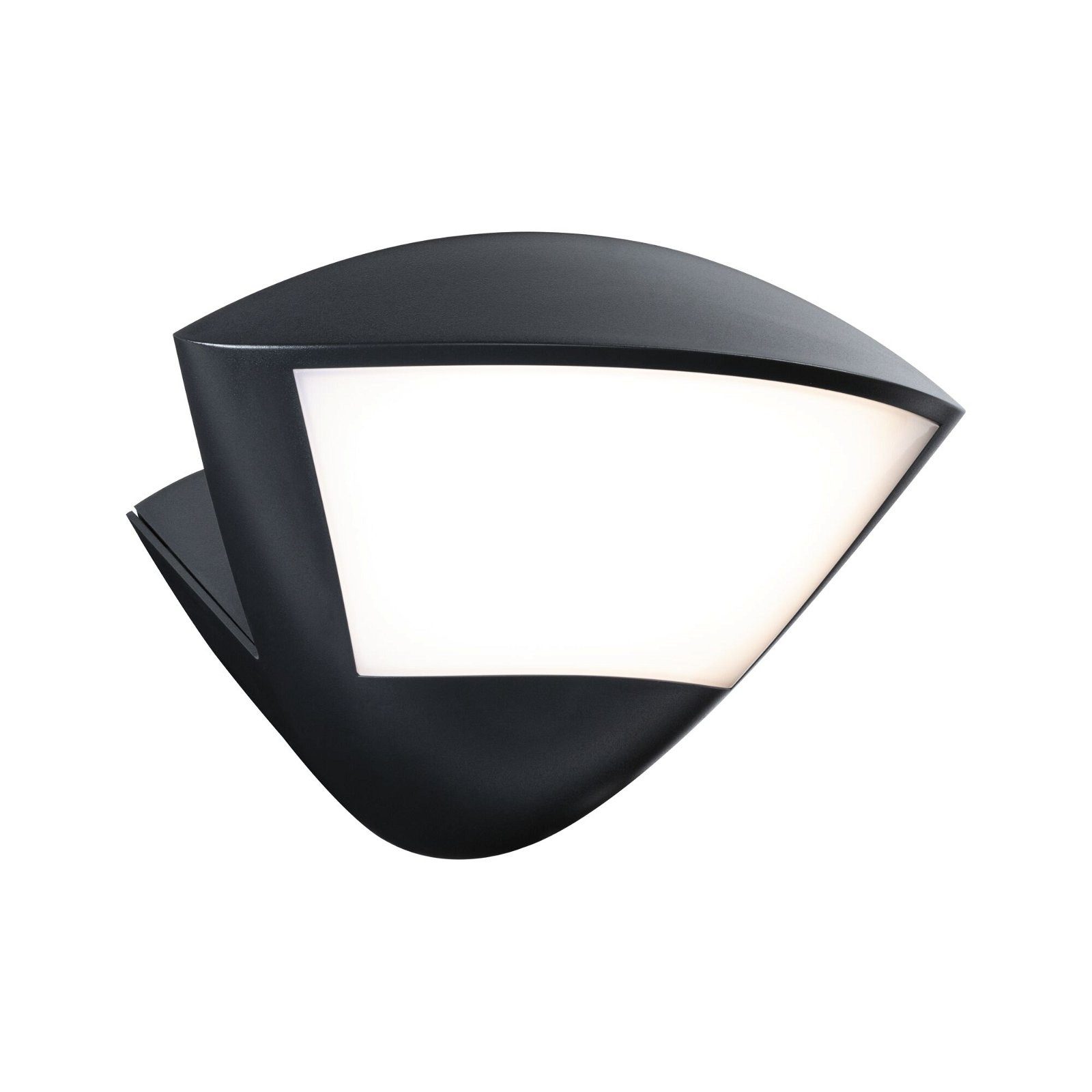 Paulmann Led-wandlamp voor buiten Skyla IP44 226x164mm 10W 840lm 230V Antraciet Aluminium (1 stuk)