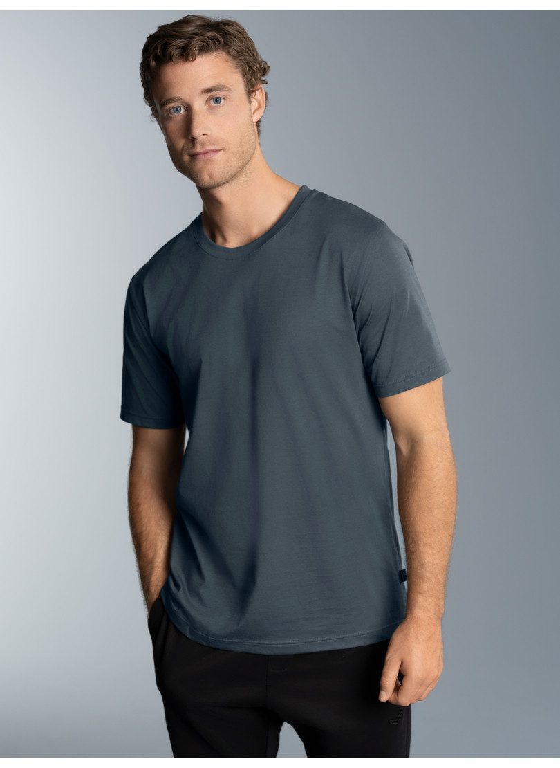 Trigema T-shirt Trigema T-shirt (1-delig) heren t-shirts maat L grijs