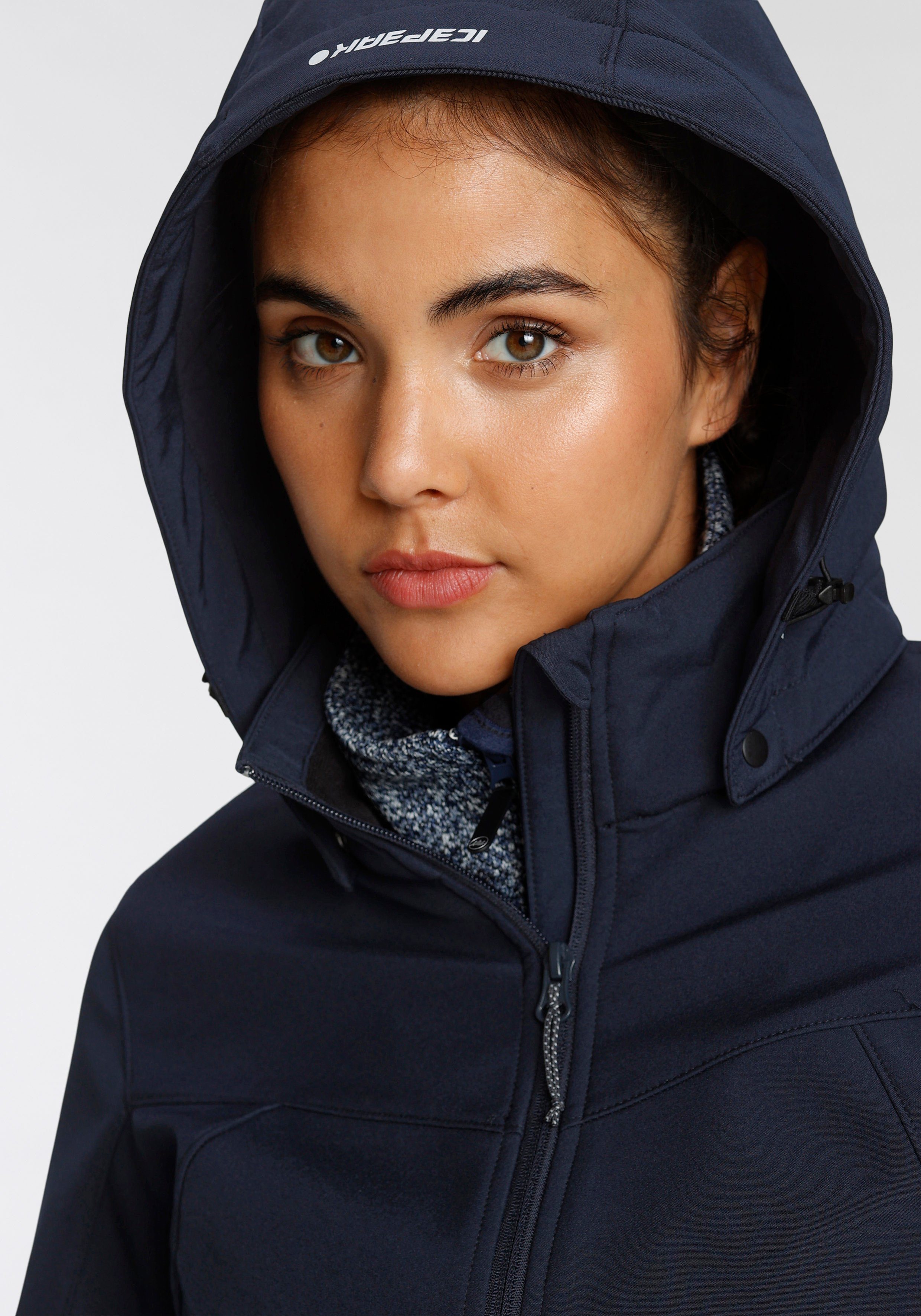 Icepeak Softshell-jack BRENHAM Winddicht & waterafstotend & ademend (1 stuk)