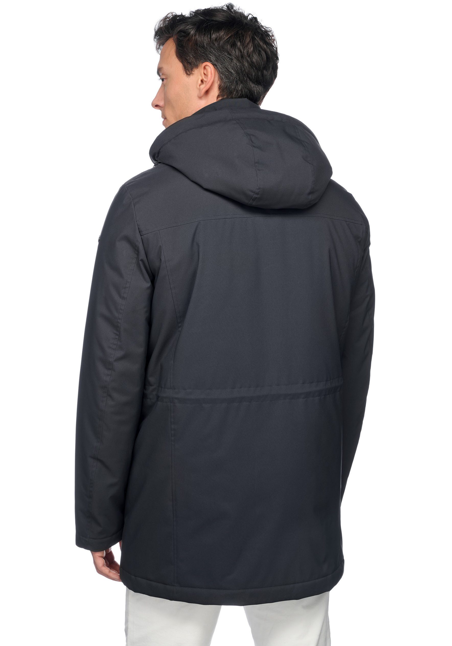 Geox Parka ANDALO met verborgen rits, afneembare capuchon, veel zakken