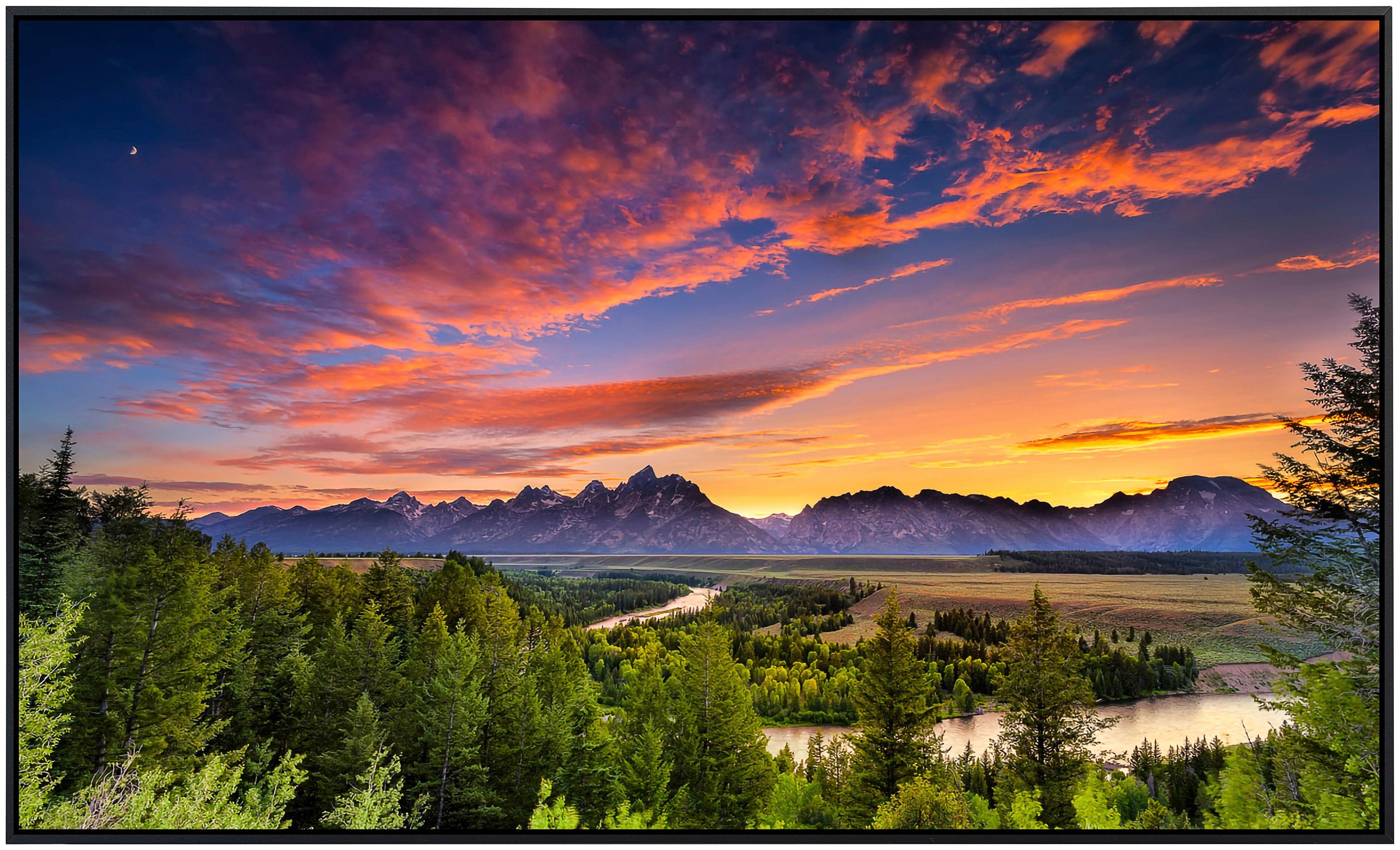Papermoon Infraroodverwarming Snake river zonsondergang zeer aangename stralingswarmte