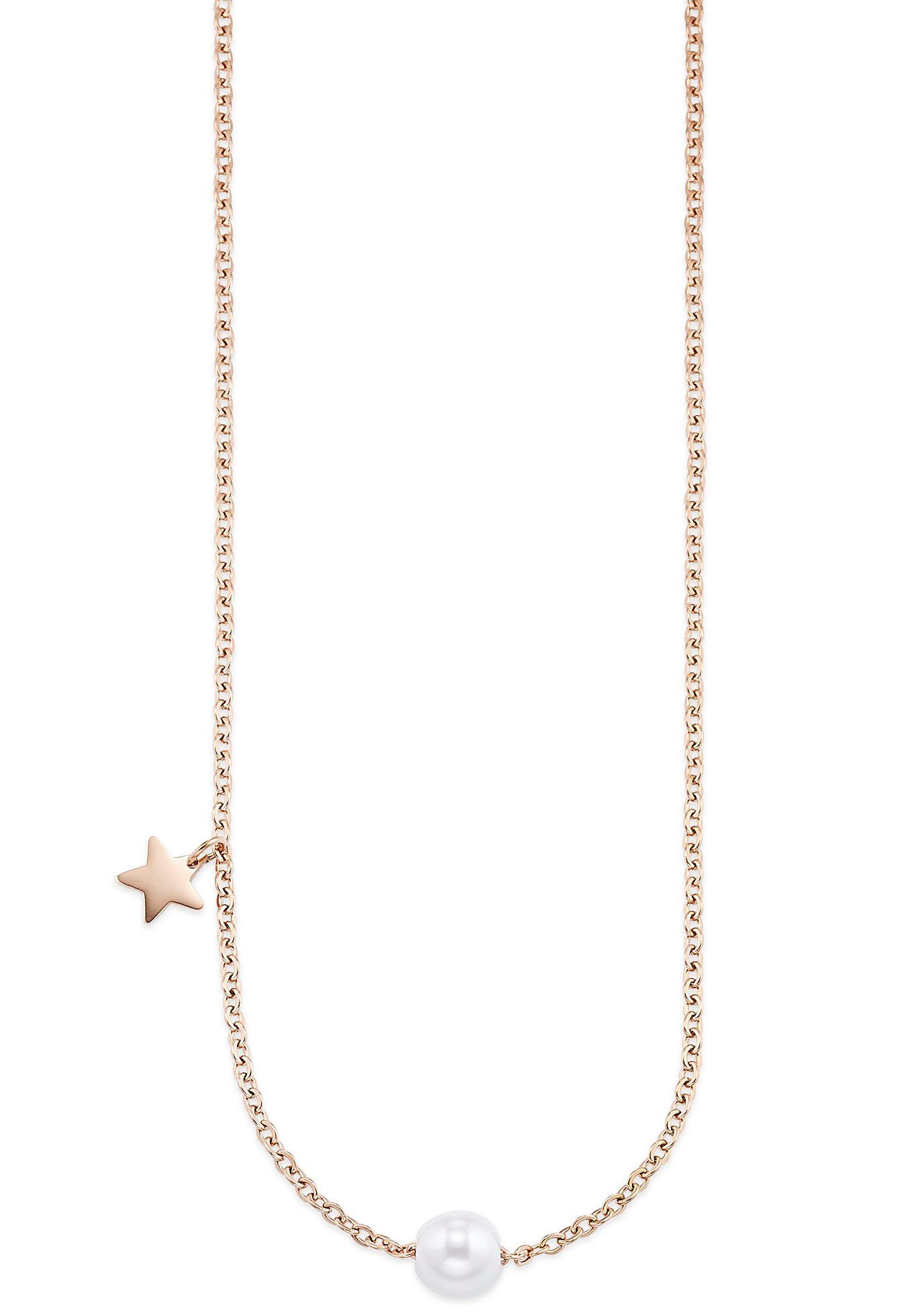 Bruno Banani Ketting in Y-model Sierra cadeau, ketting Y-ketting parel+ster