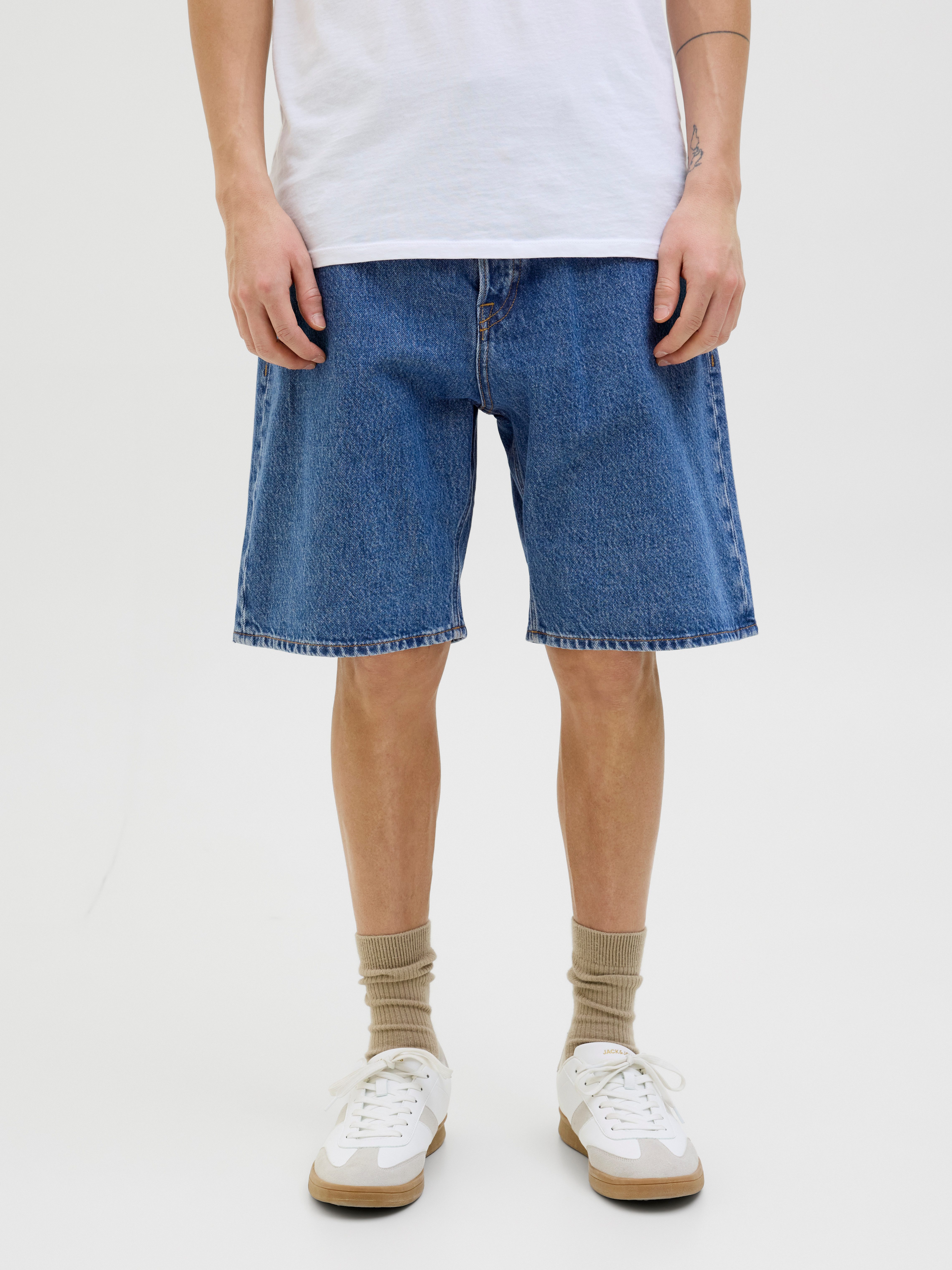 Jack & Jones Relaxshorts JJIALEX JJORIGINAL SHORTS SBD 300 SN heren sportshorts maat XXL blauw