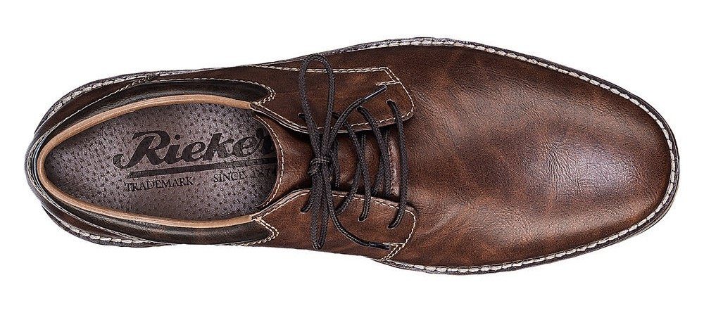 Rieker Veterschoenen met gepolsterde binnenzool, vrijetijdsschoen, lage schoen, veterschoen