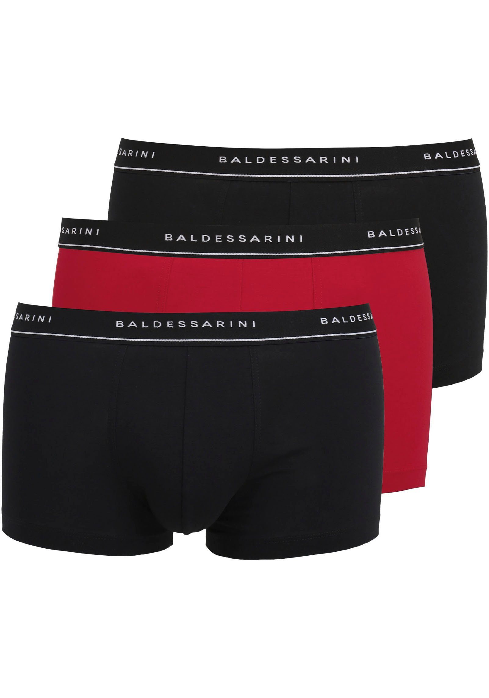 BALDESSARINI Boxershort Korte Broek met logoband (Set van 3)