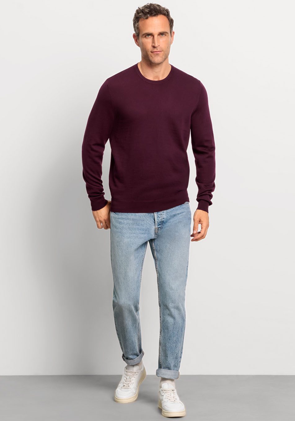 OLYMP Trui met ronde hals OLYMP brei casual