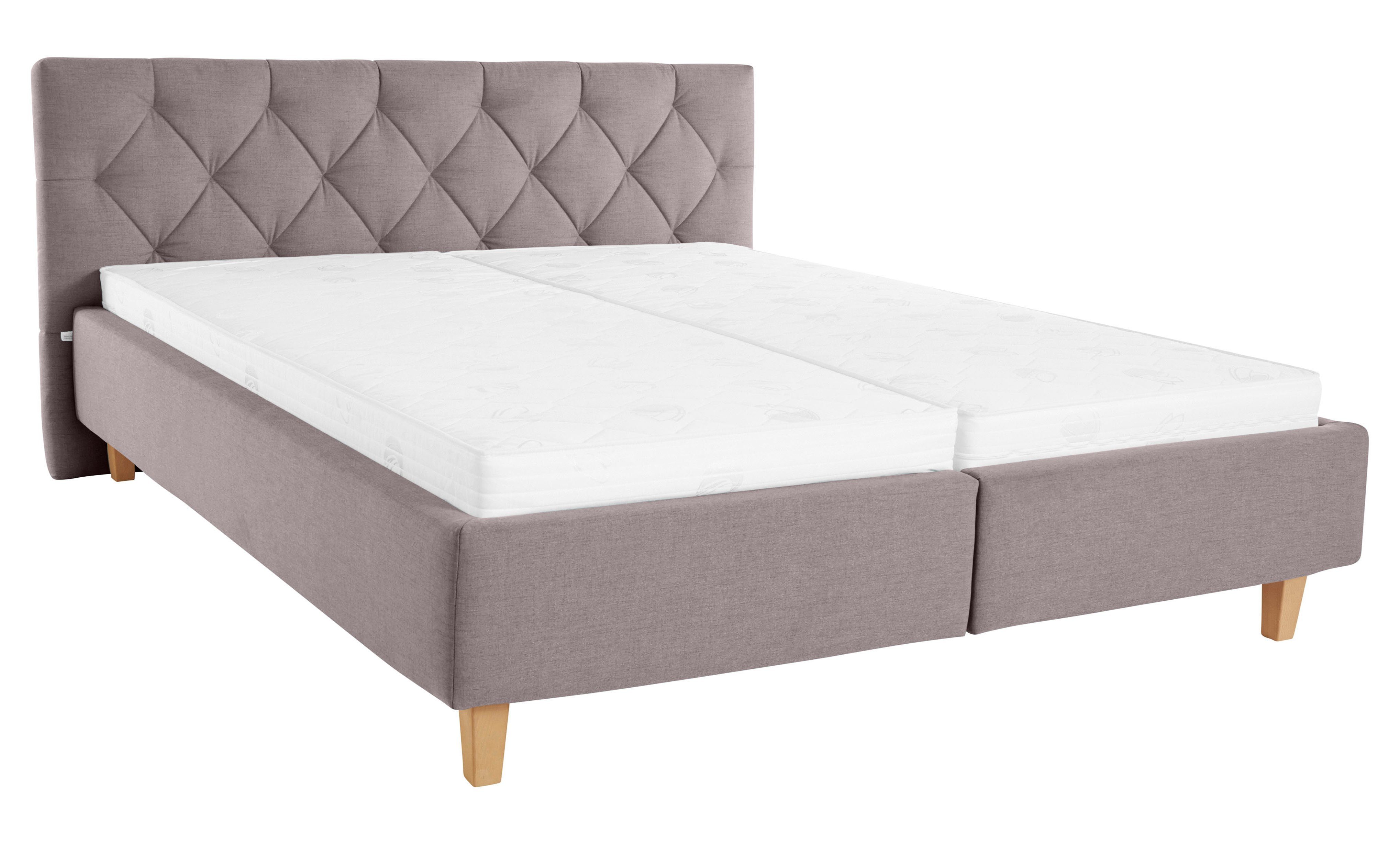 Guido Maria Kretschmer Home&Living Gestoffeerd bed Sunley 100 Kruisstiksel, hoofdbordhoogte 102 cm, zonder of met matras/lattenbodem