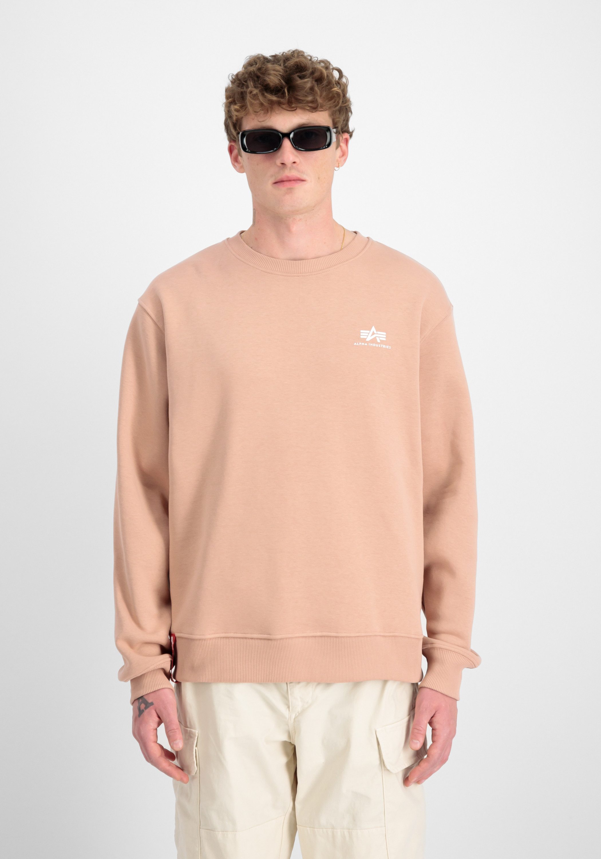 Alpha Industries Sweater Alpha Industries Men - Sweatshirts Basic Sweater Small Logo