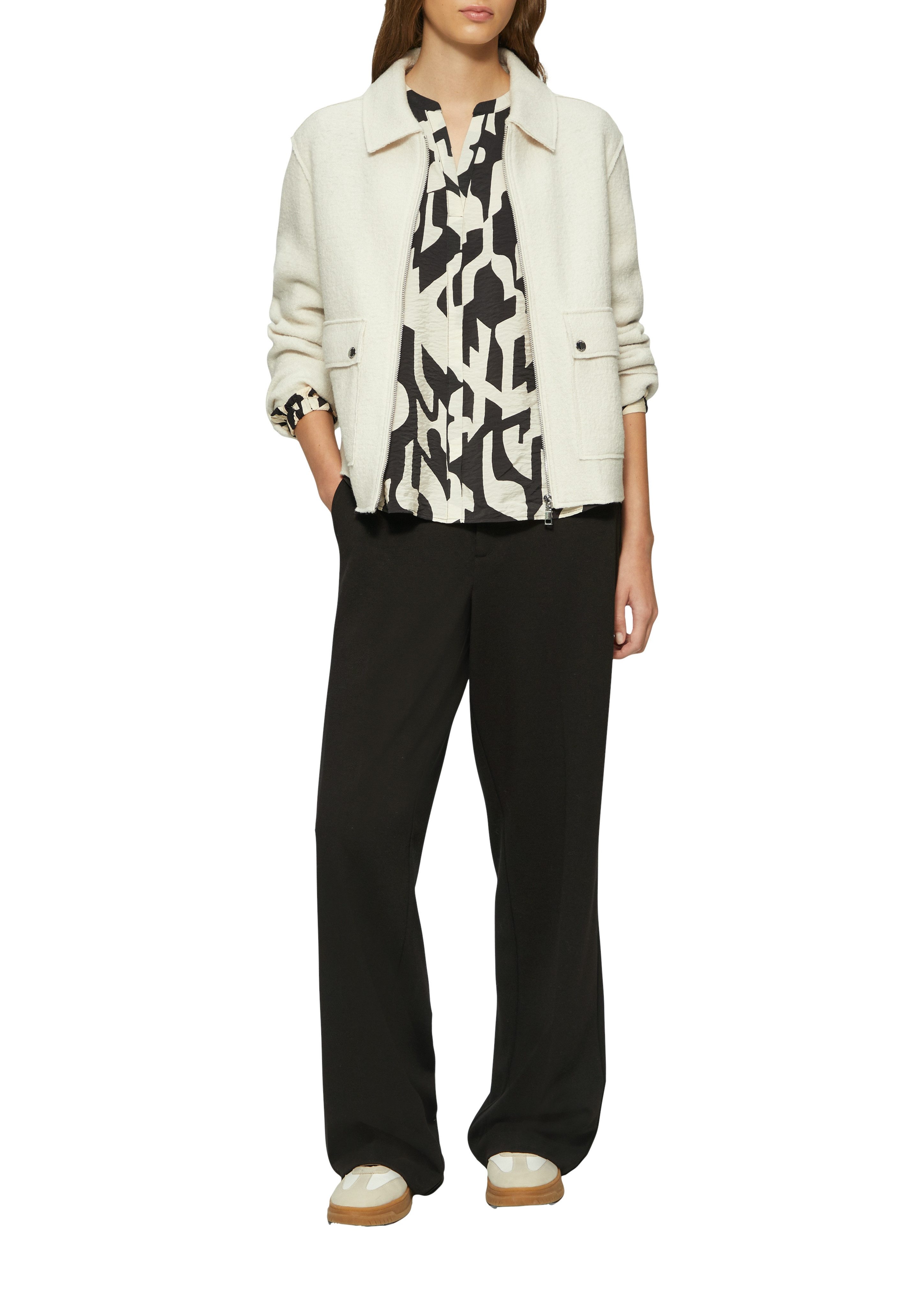 s.Oliver Blouse met lange mouwen met print all-over
