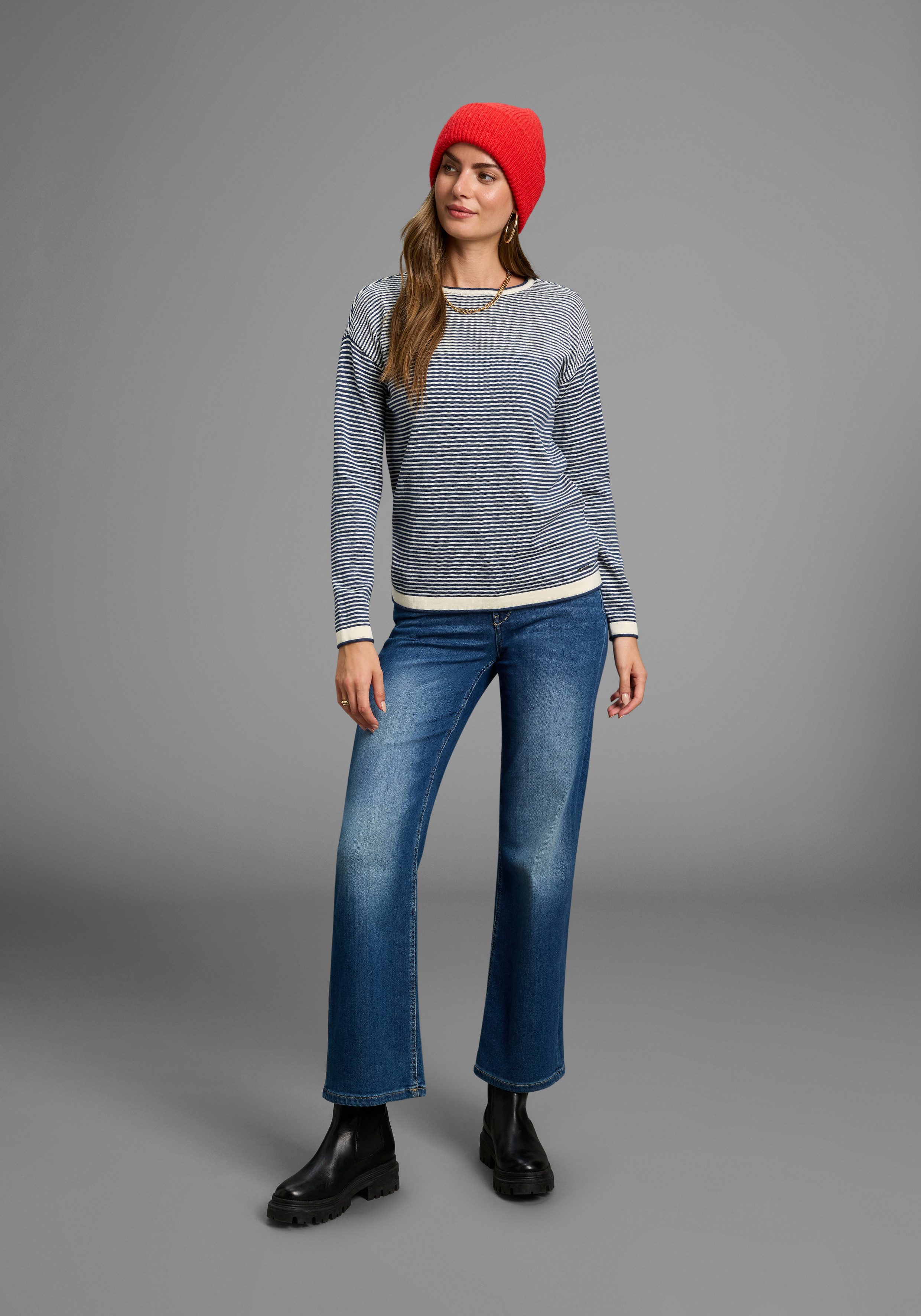 Laura Scott Trui met ronde hals