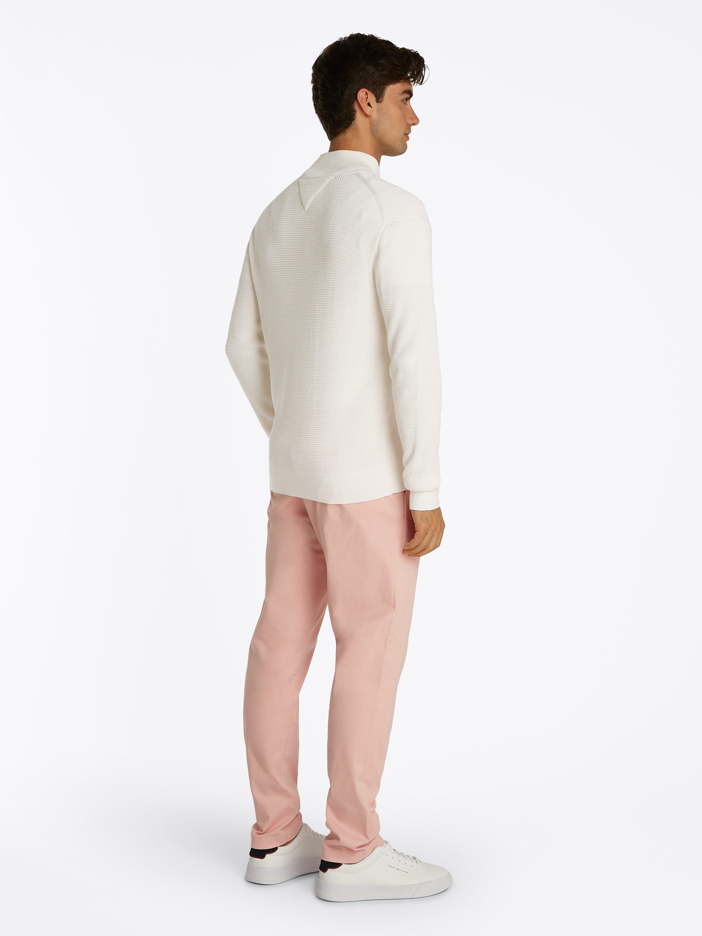 Tommy Hilfiger Schipperstrui RACKING STRUCTURE ZIP MOCK