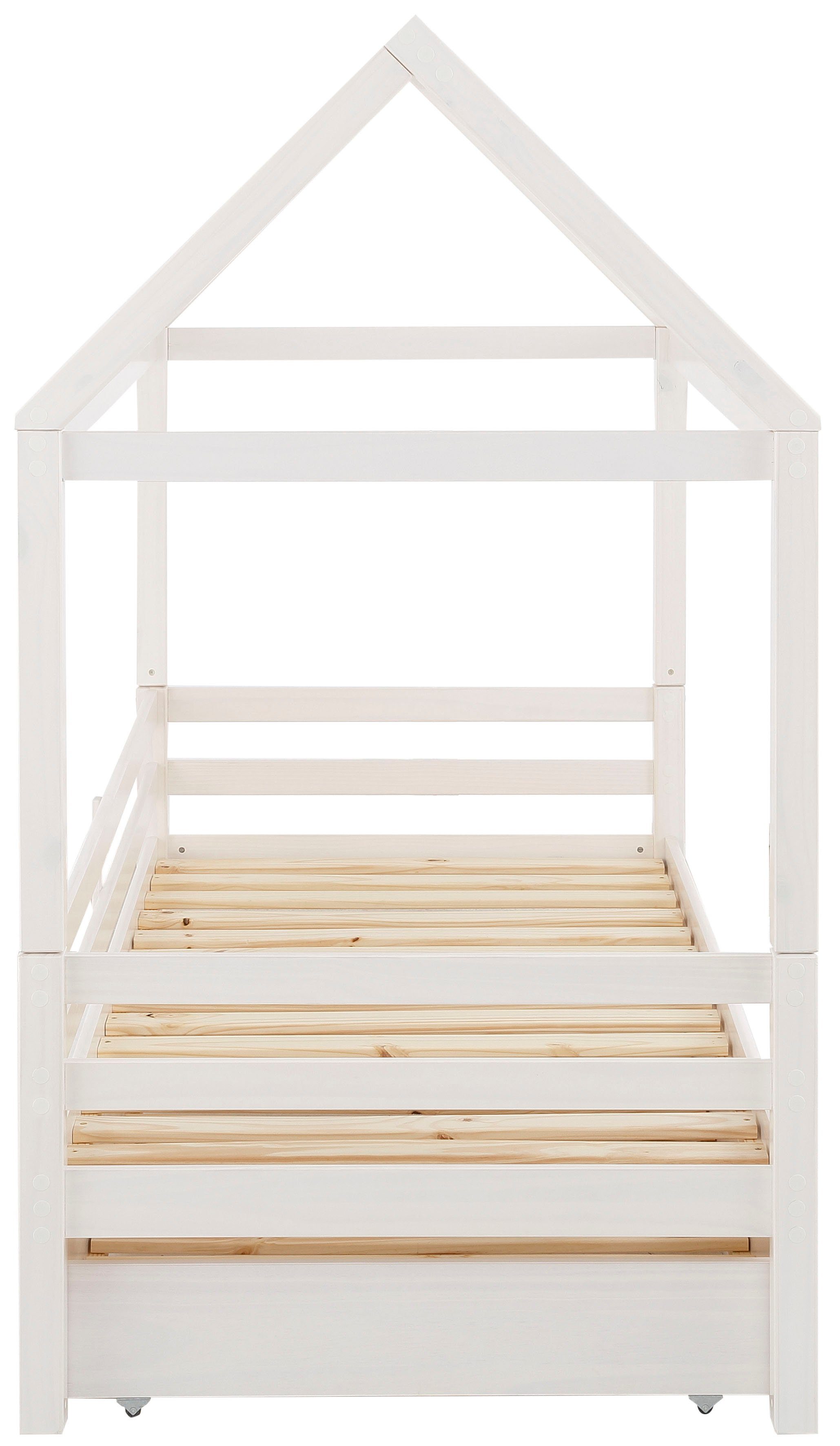 Lüttenhütt Kinderledikant Alpi inclusief bedlade en lattenbodem, ligoppervlak 90x200 cm,