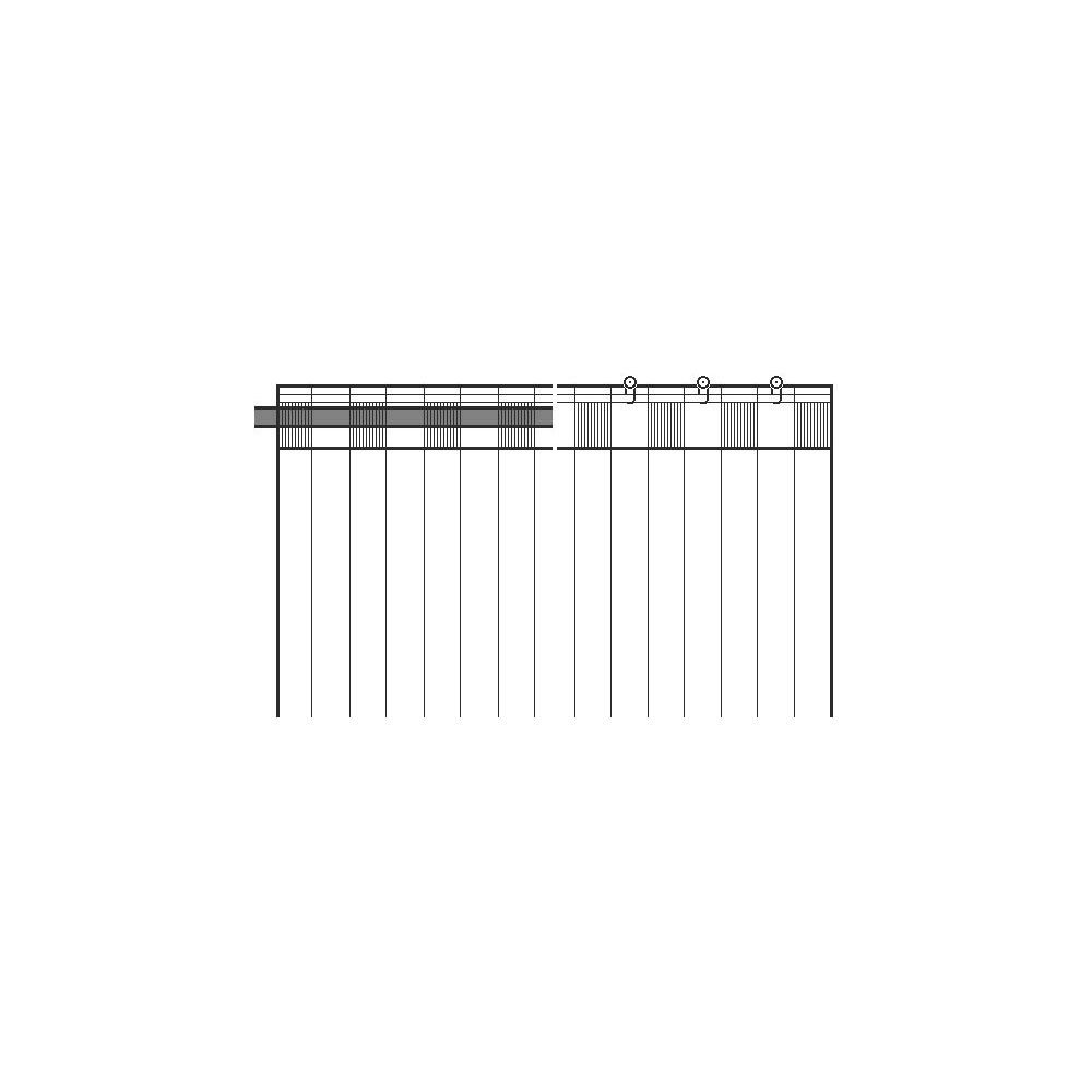 Neutex for you! Gordijn Allure Sjaal met multifunctionele band, breedte 140 cm, op maat (1 stuk)