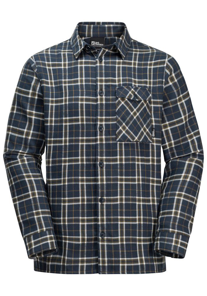 Jack Wolfskin Flanellen overhemd MORGENLUFT SHIRT M