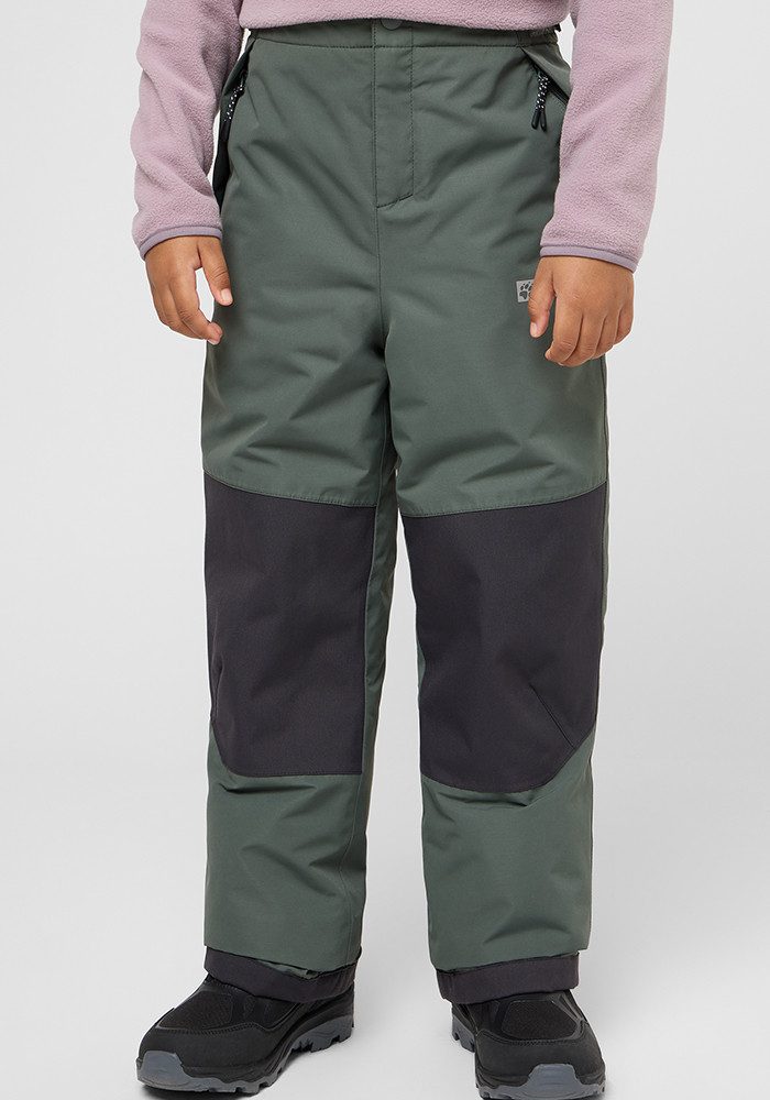 Jack Wolfskin Actamic 2L Ins Pants Kids Winterbroek kinderen 116 slate green slate green