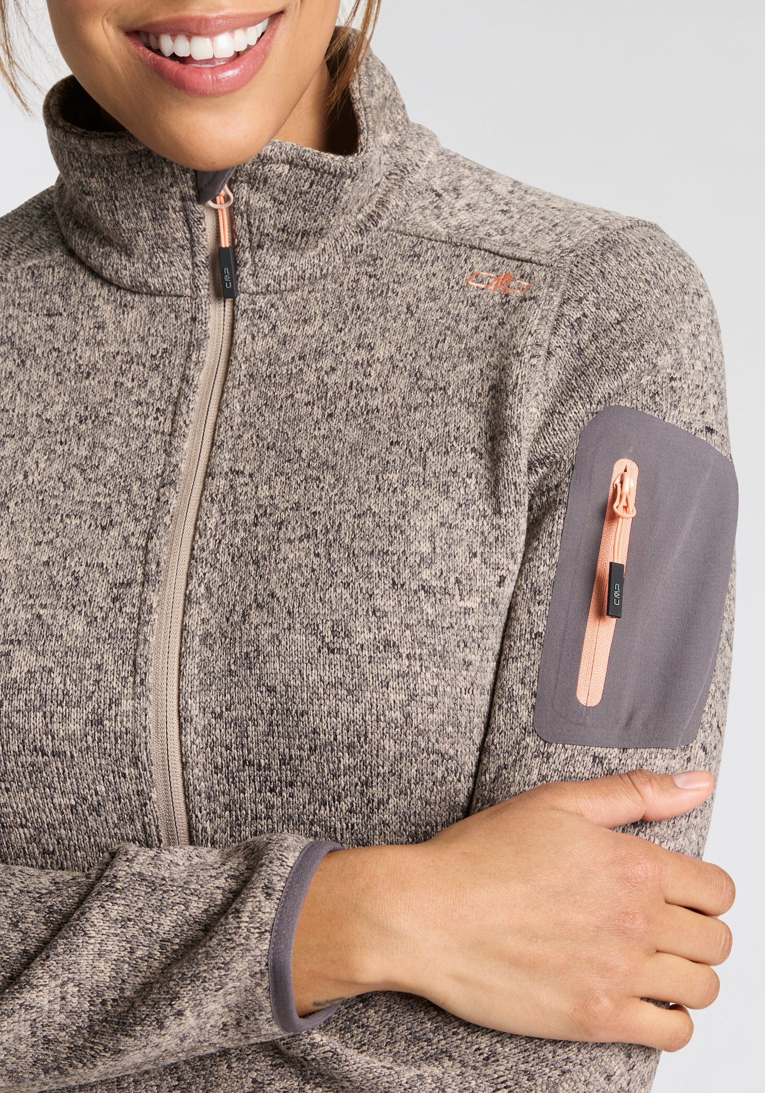 CMP Gebreid fleecejack Warmte-isolerend & Sneldrogend & Ademend (1 stuk)