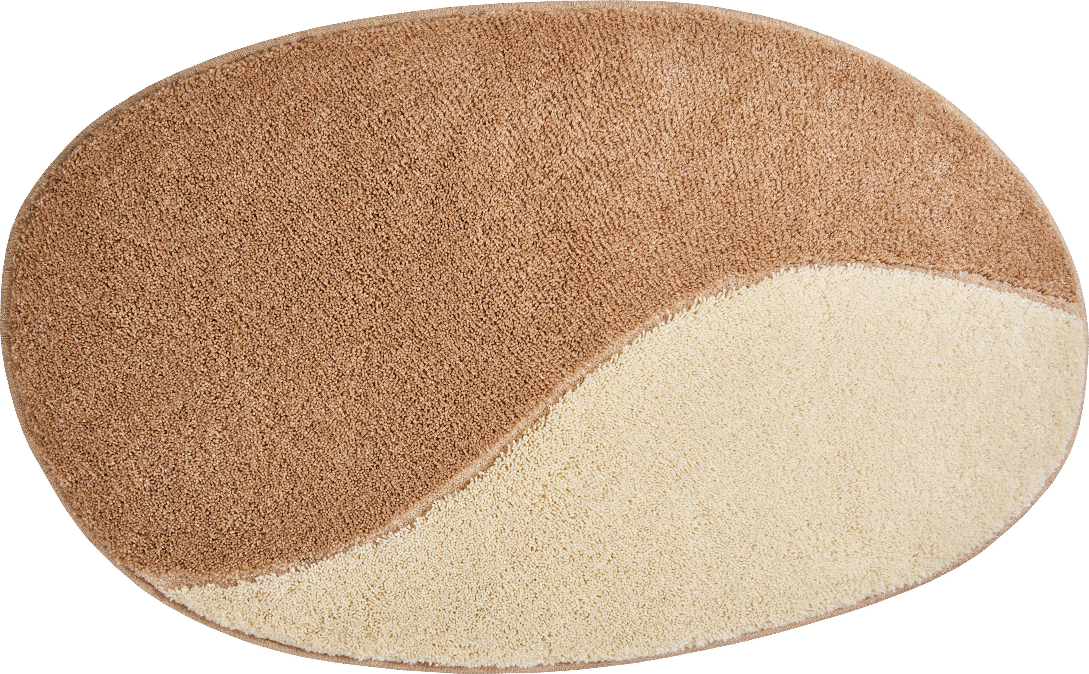 Grund Badmat Orbis tweekleurige badmat (1 stuk) badmatten beige