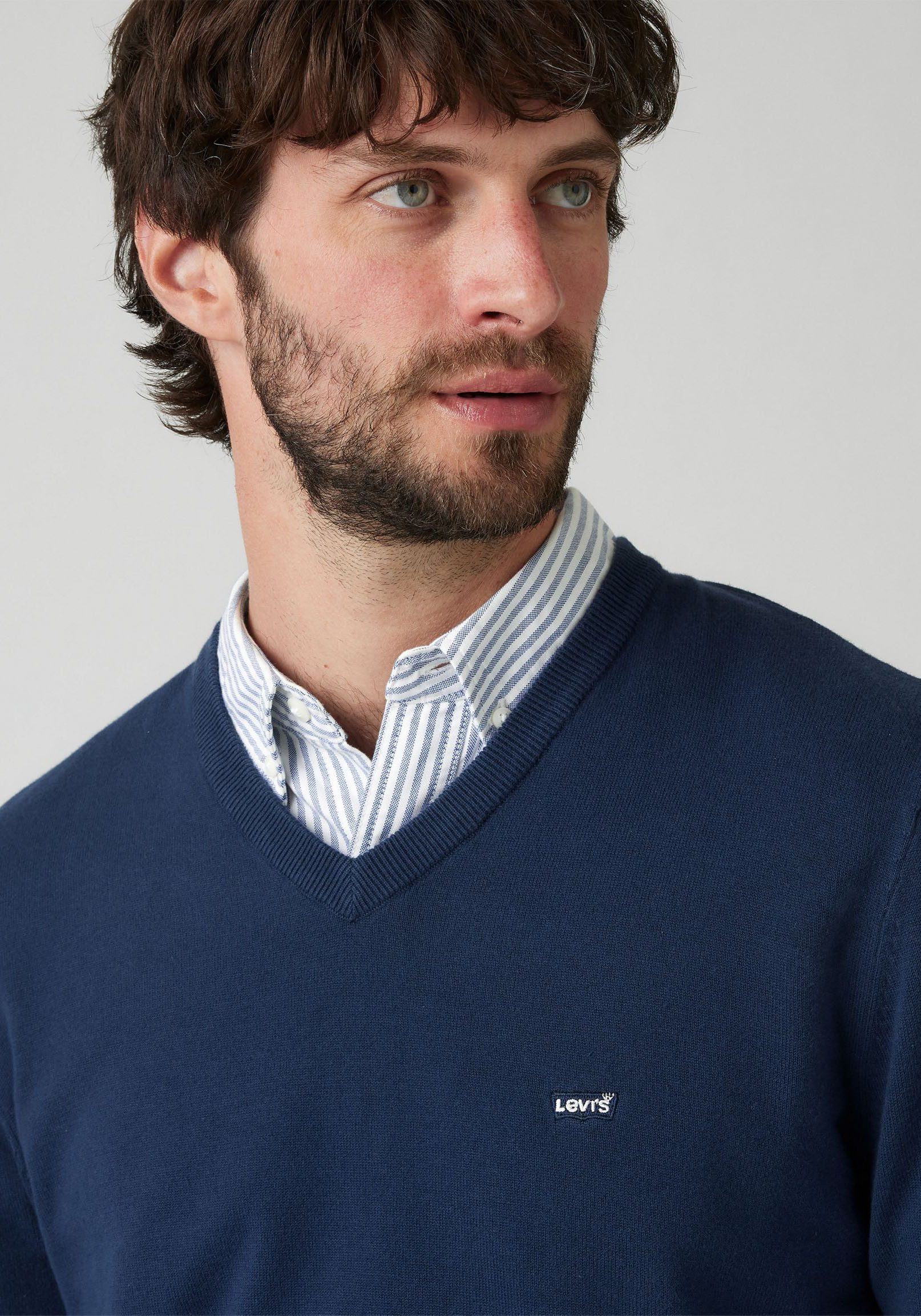 Levi's® Gebreide trui LW V NECK met v-hals