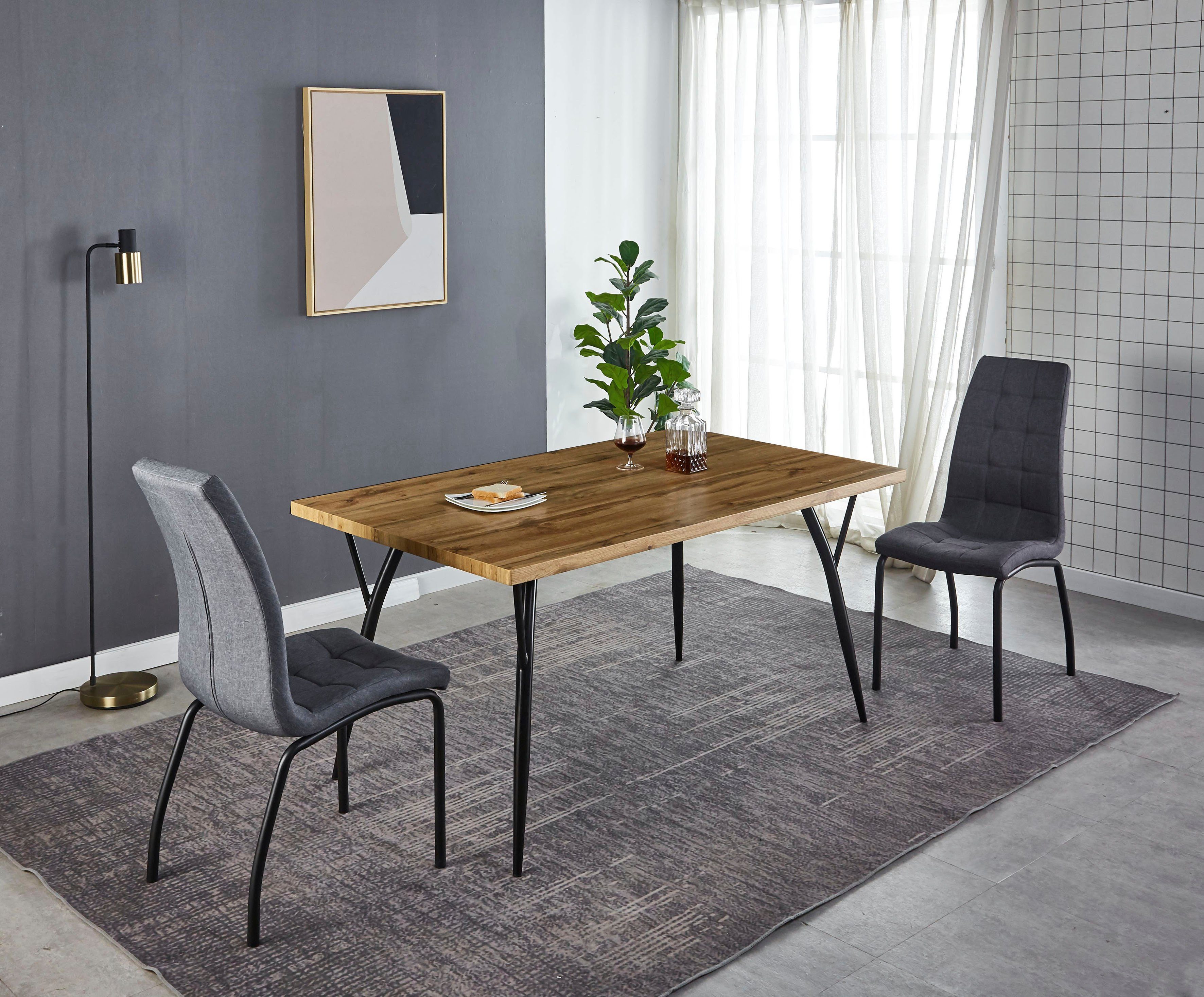 Home affaire Eettafel Aage Eikendecor, breedte 150 cm