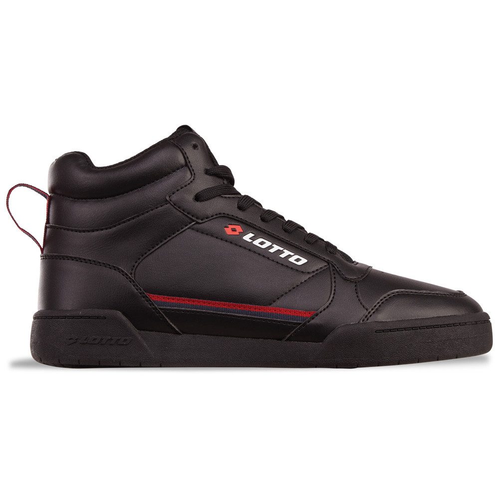lotto Sneakers met comfortabel zacht verdikte schachtrand heren hoge sneakers maat 47 EU zwart