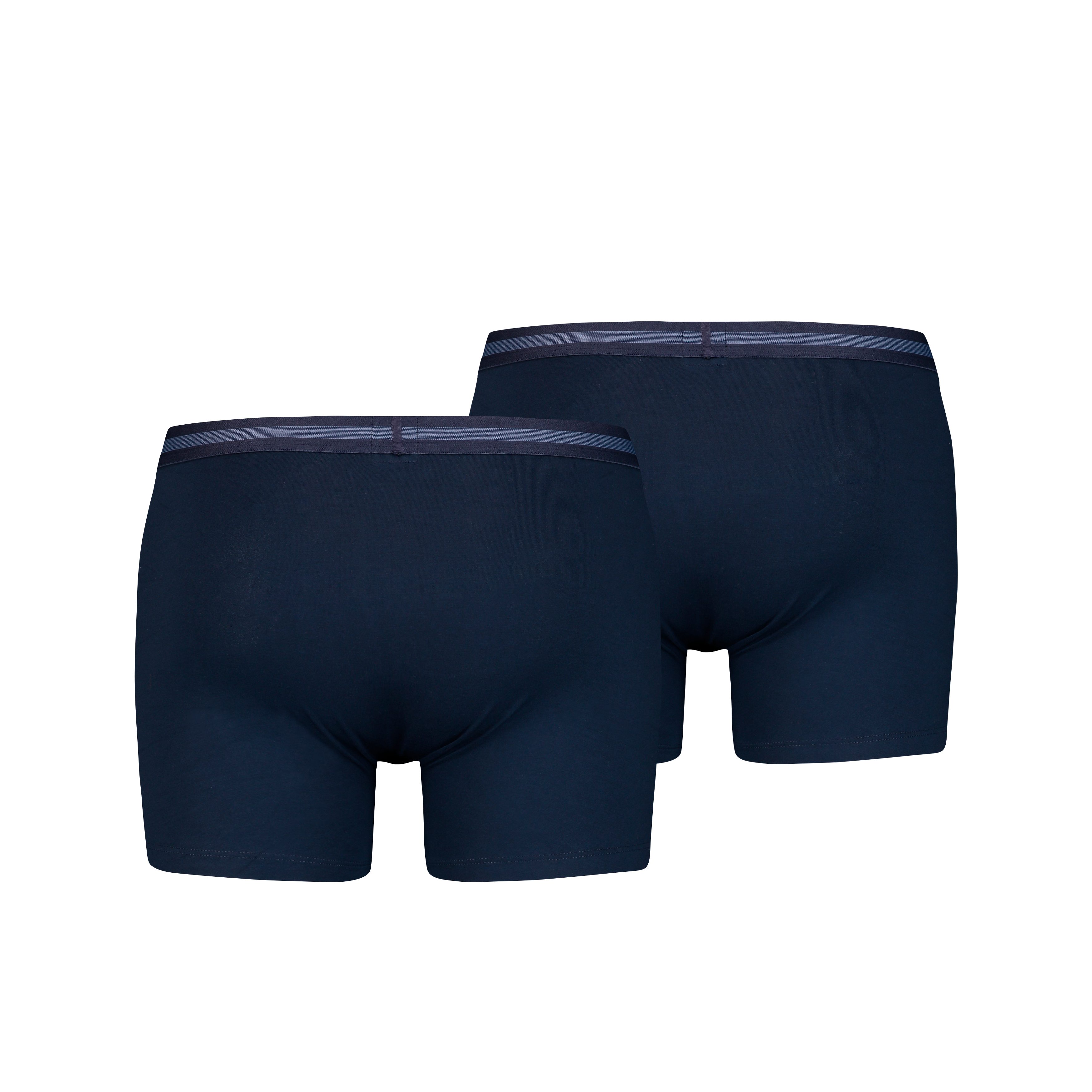 Levi's Boxershort LEVIS MEN TENCEL BOXER BRIEF 2P (2 stuks, Set van 2) heren boxershorts maat L blauw