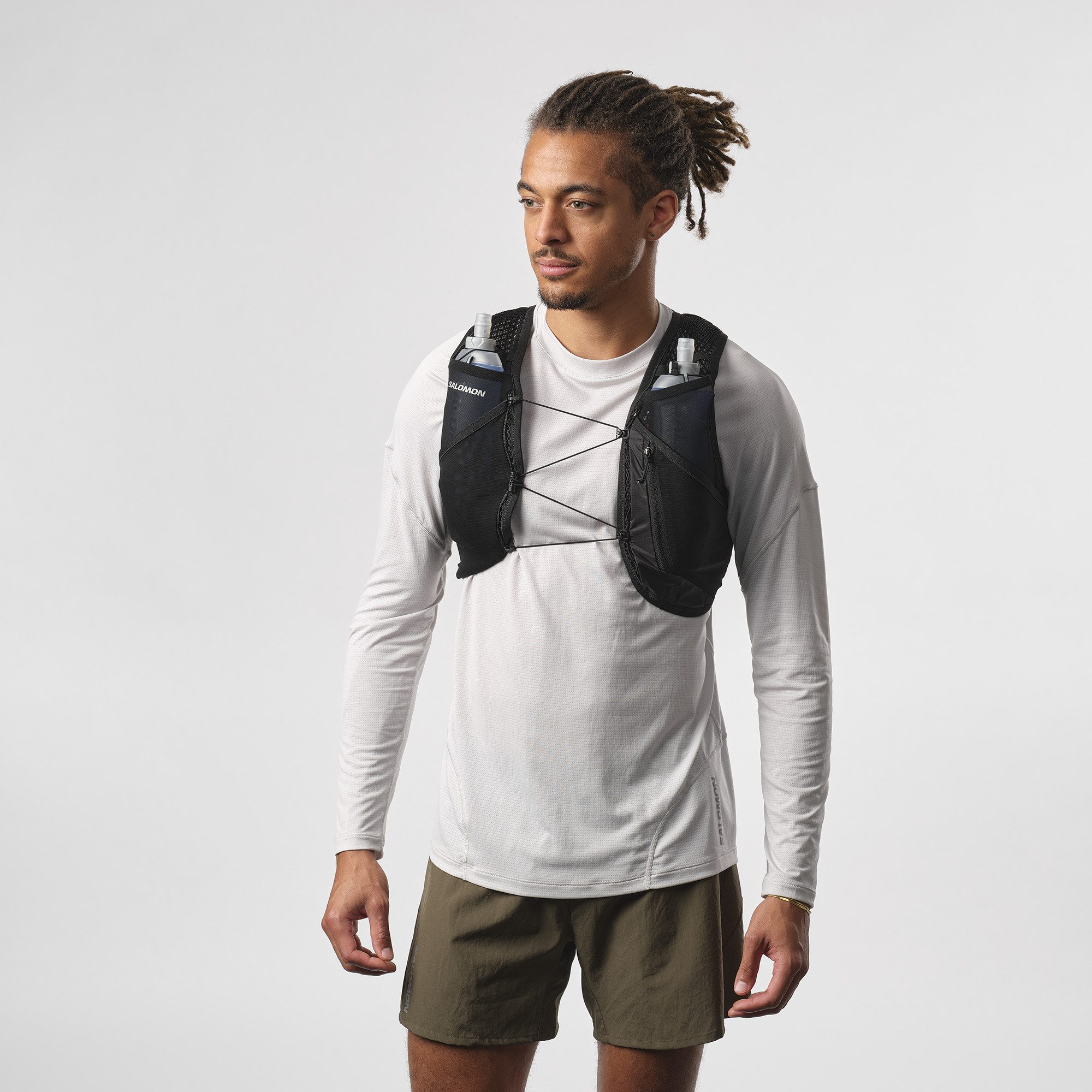 Salomon Drinkrugzak ACTIVE SKIN 4 Rugzak / running-bodywarmer inclusief soft-flask