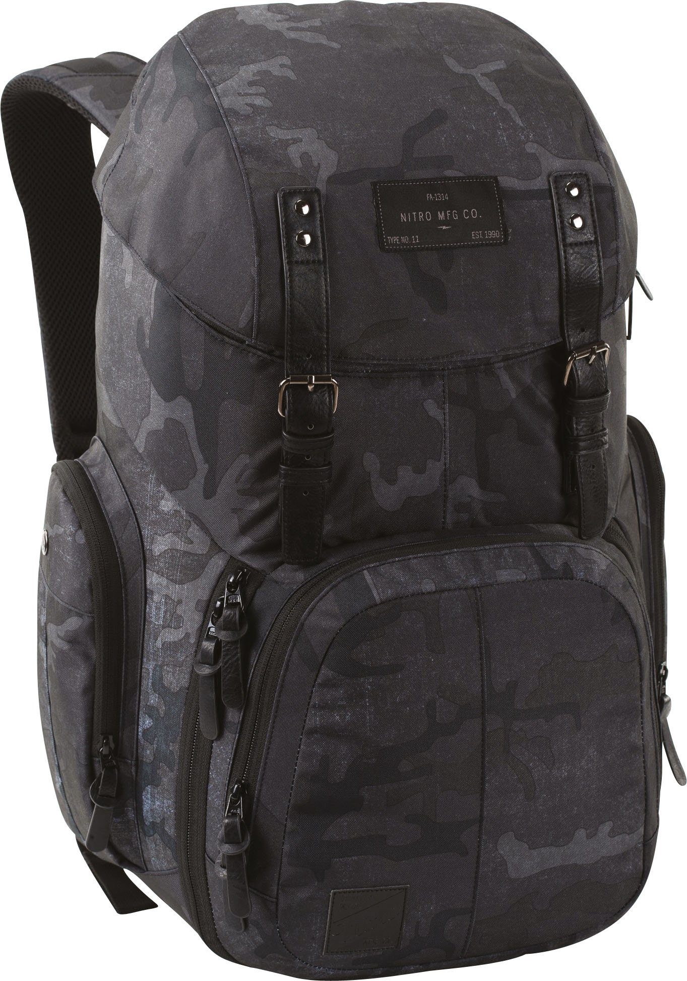 NITRO Laptoprugzak Weekendtas Reiserugzak met laptopvak, schoolrugzak, wanderrugzak
