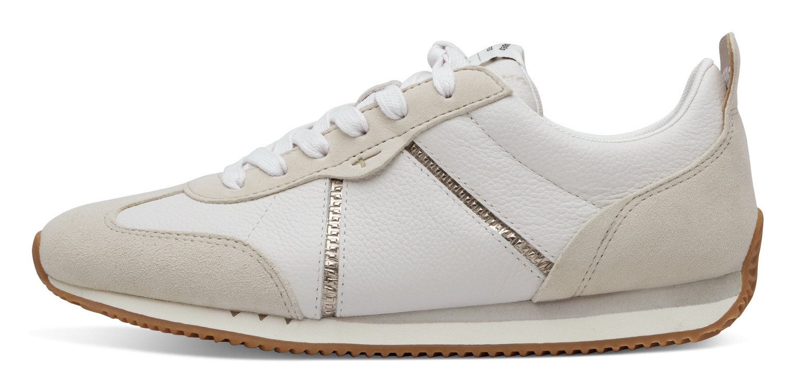 Tamaris Sneakers , vrijetijdsschoen, halfschoen, veterschoen met logo-applicatie