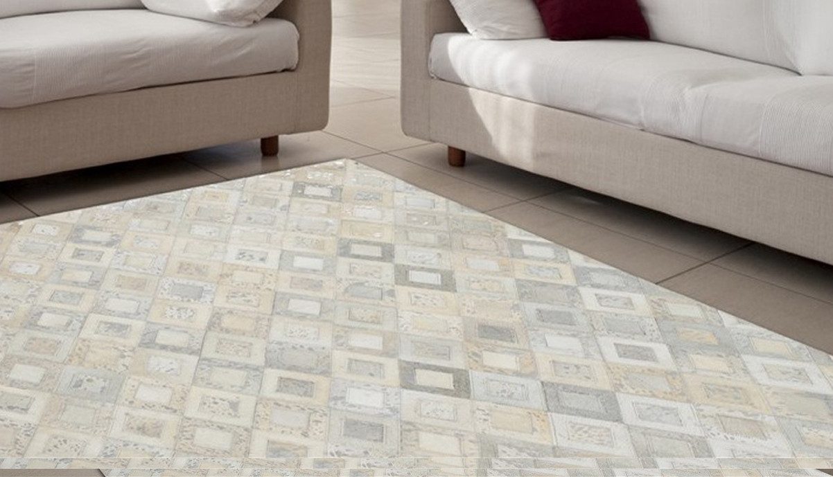 calo-deluxe Vachtvloerkleed Scarllet 110 echte runderhuid, woonkamer