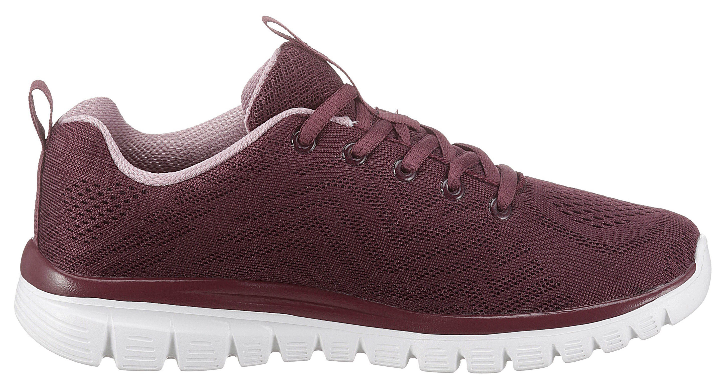 Skechers Sneakers Graceful - Get Connected Vrijetijdsschoen, lage schoen, veterschoen met memory foam