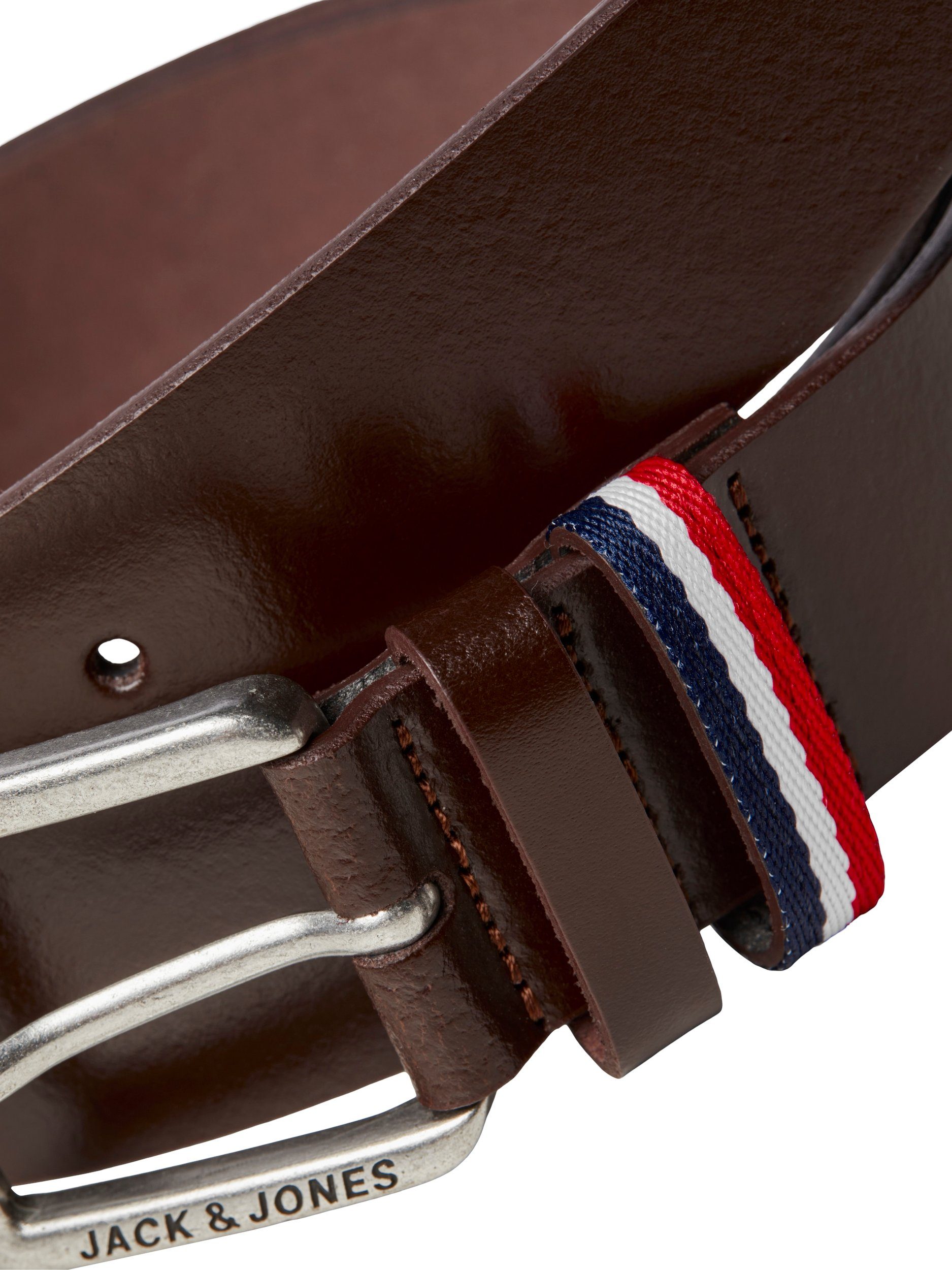 Jack & Jones Leren riem JACESPO BELT NOOS
