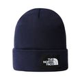 the north face beanie dock worker recycled beanie blauw