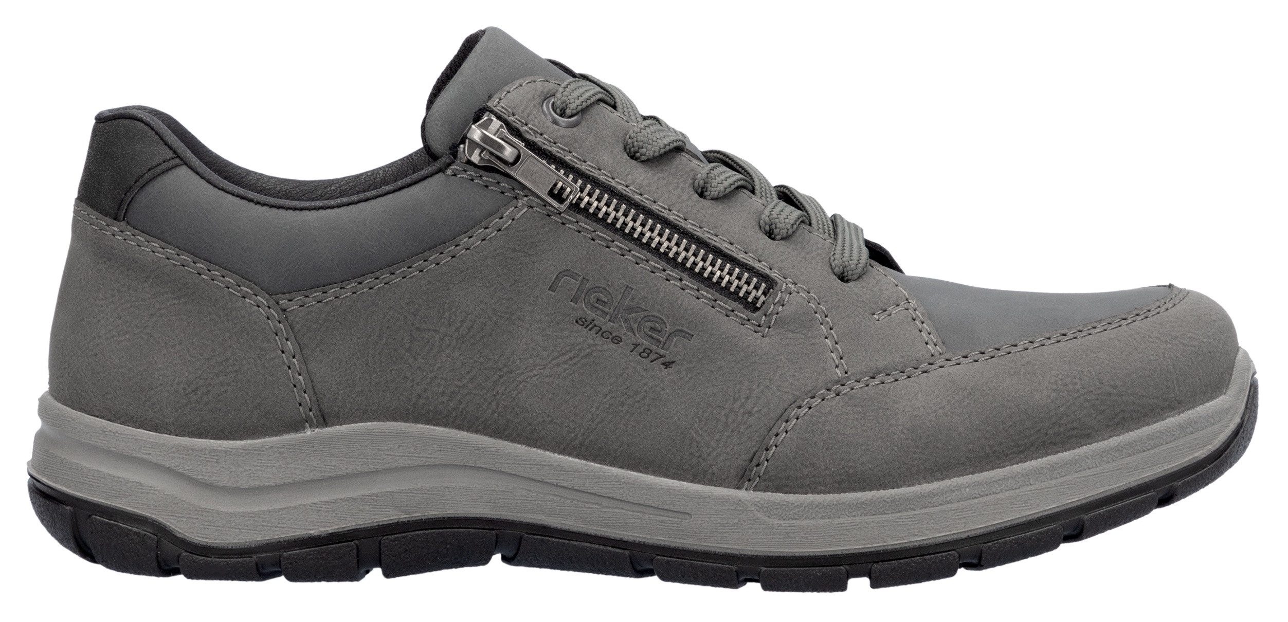 Rieker Sneakers , vrijetijdsschoen, halfschoen, veterschoen met gepolsterde schacht