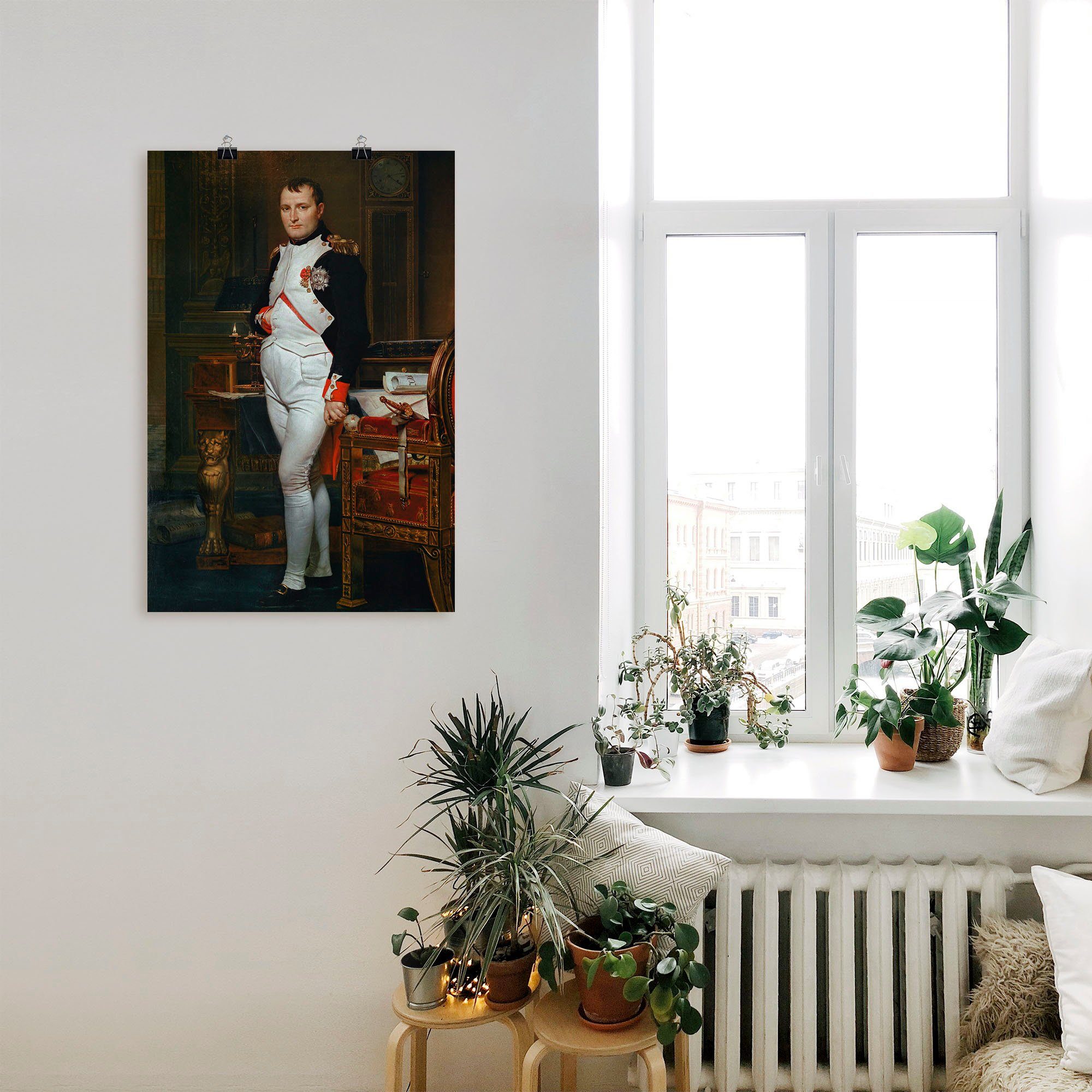 Artland Artprint Napoleon I. Bonaparte. 1812 als artprint van aluminium, artprint op linnen, muursticker of poster in verschillende maten