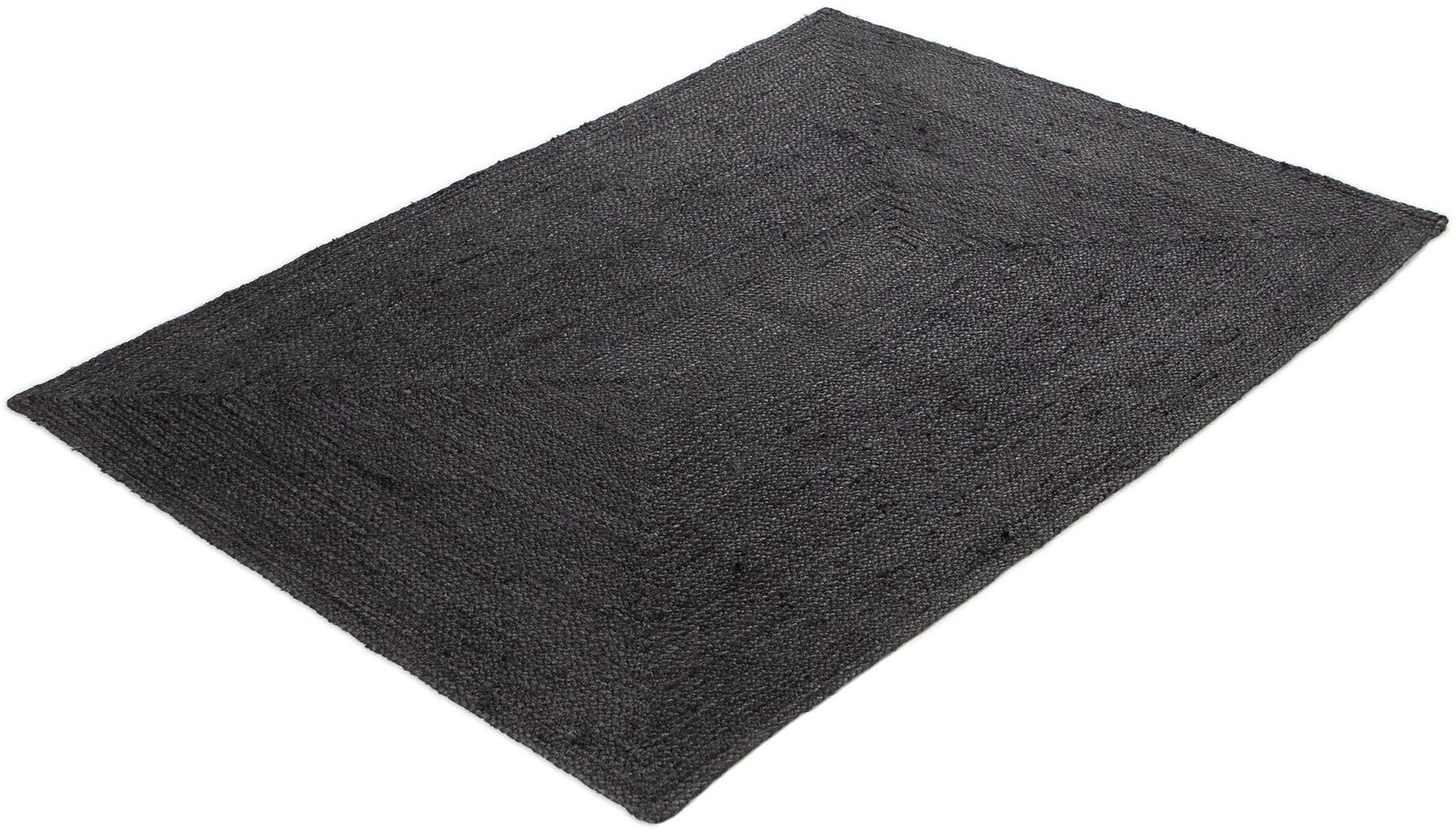 carpetfine Vloerkleed Nele jute-vloerkleed natuurmateriaal gevlochten tweezijdig te gebruiken kleed van 100% jute, vierkant en als loper