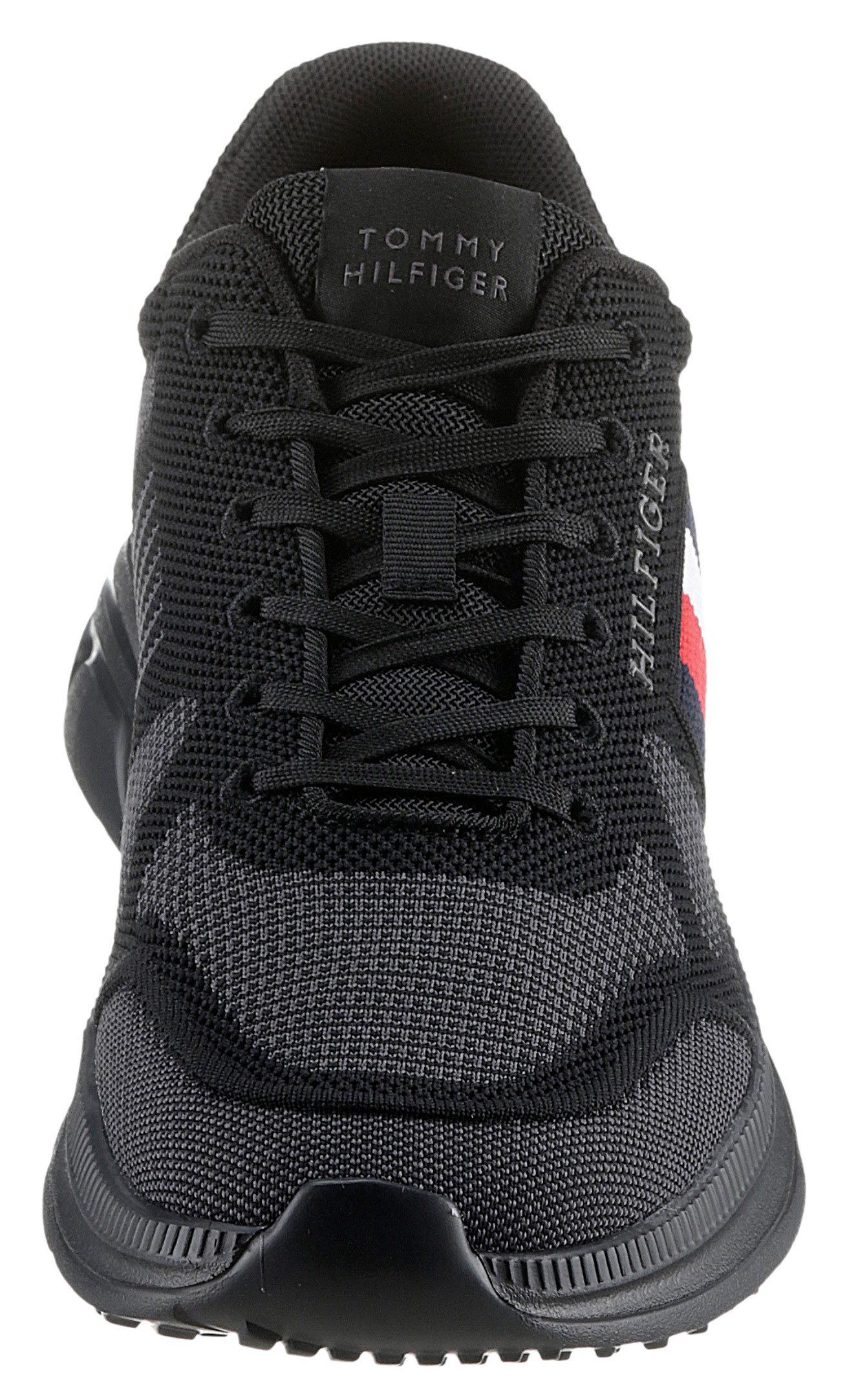 Tommy Hilfiger Sneakers MODERN RUNNER KNIT EVO ESS Vrijetijdsschoenen, lage schoen, veterschoen in comfortabele vorm