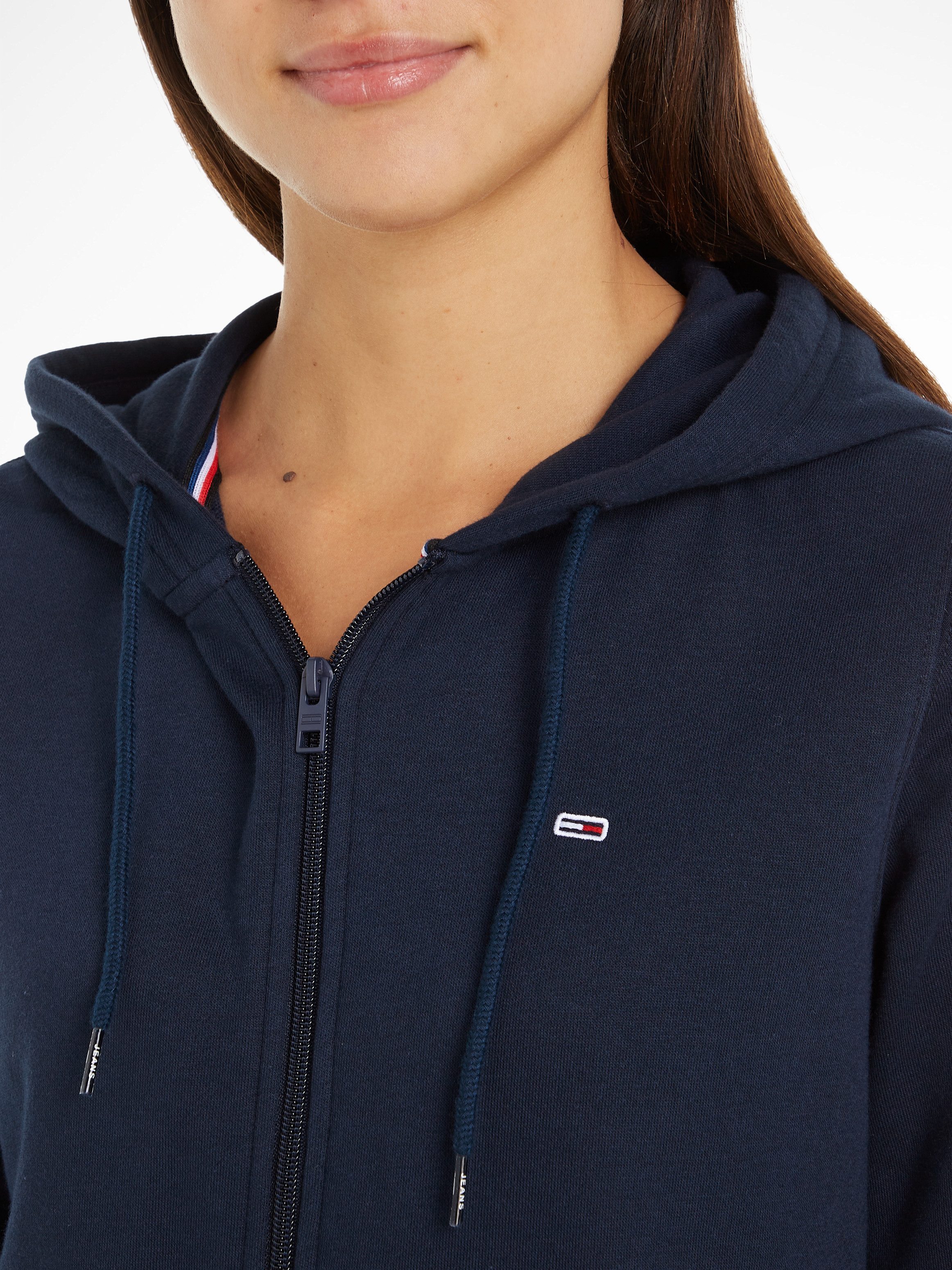 TOMMY JEANS Sweatvest TJW REG S FLAG ZIP THRU