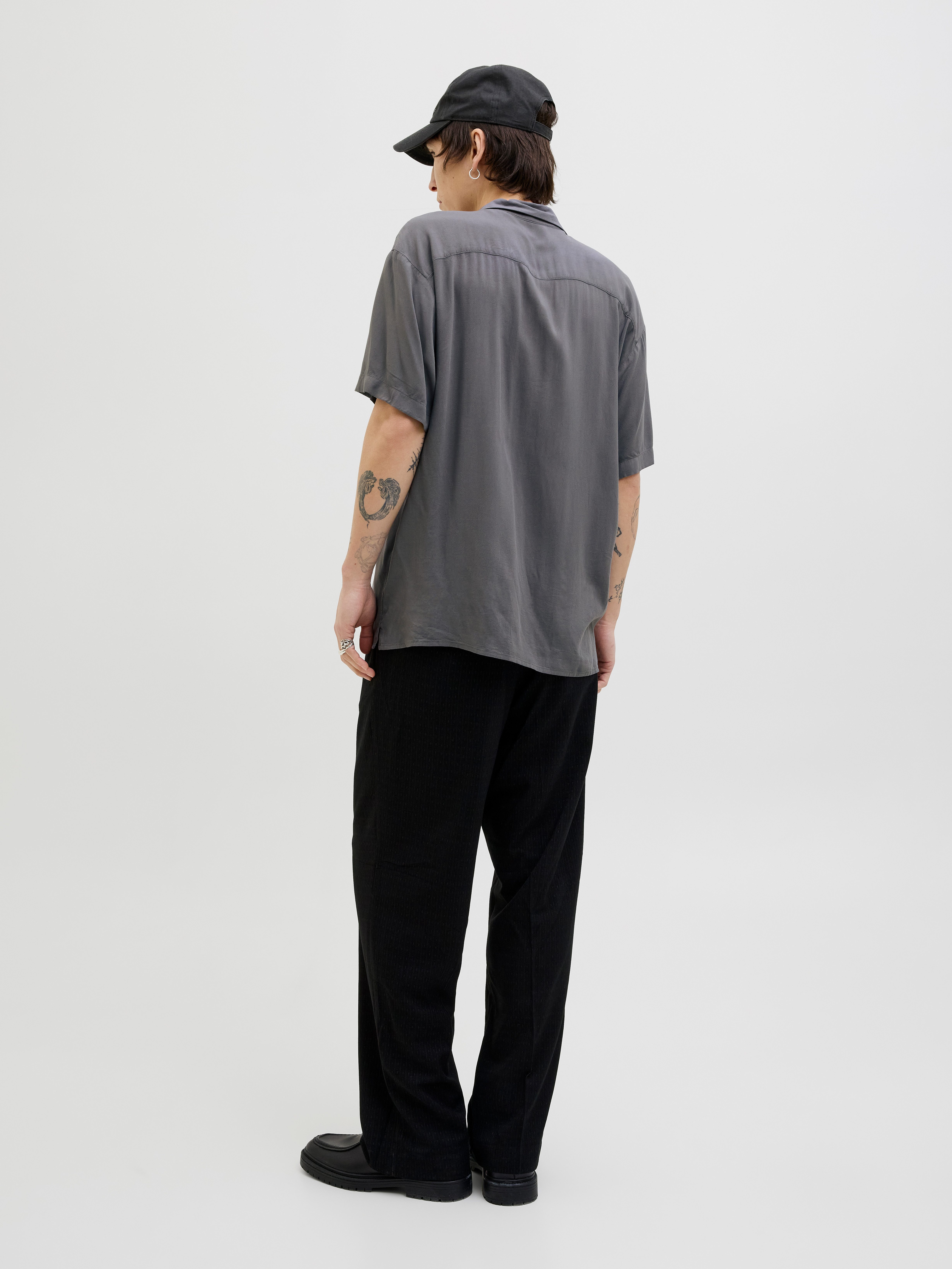 Jack & Jones Overhemd met korte mouwen JJEJEFF SOLID RESORT SHIRT S/S SN