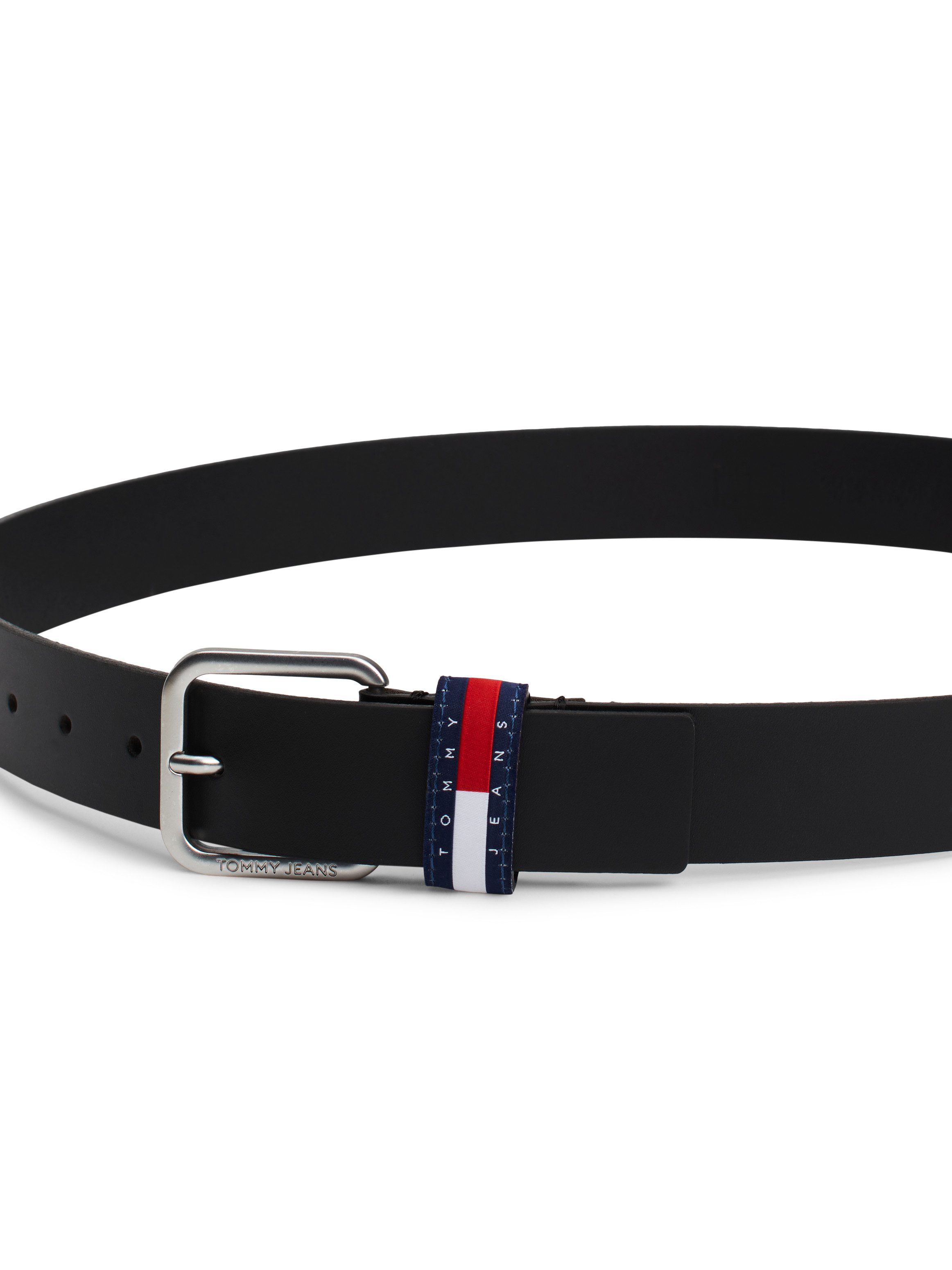 TOMMY JEANS Leren riem TJM RYAN 3.5 Lus met -badge
