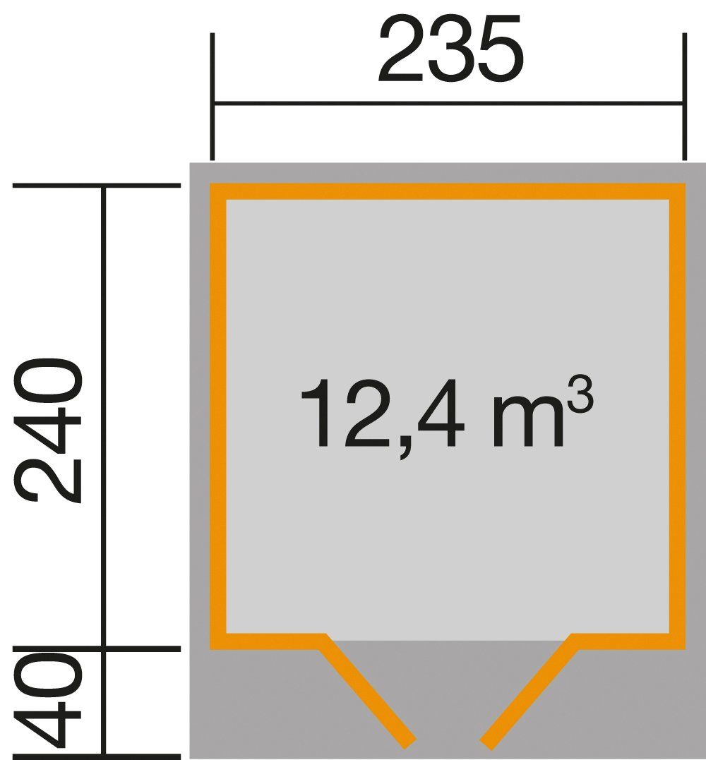weka Tuinhuisje 179 Maat 2
