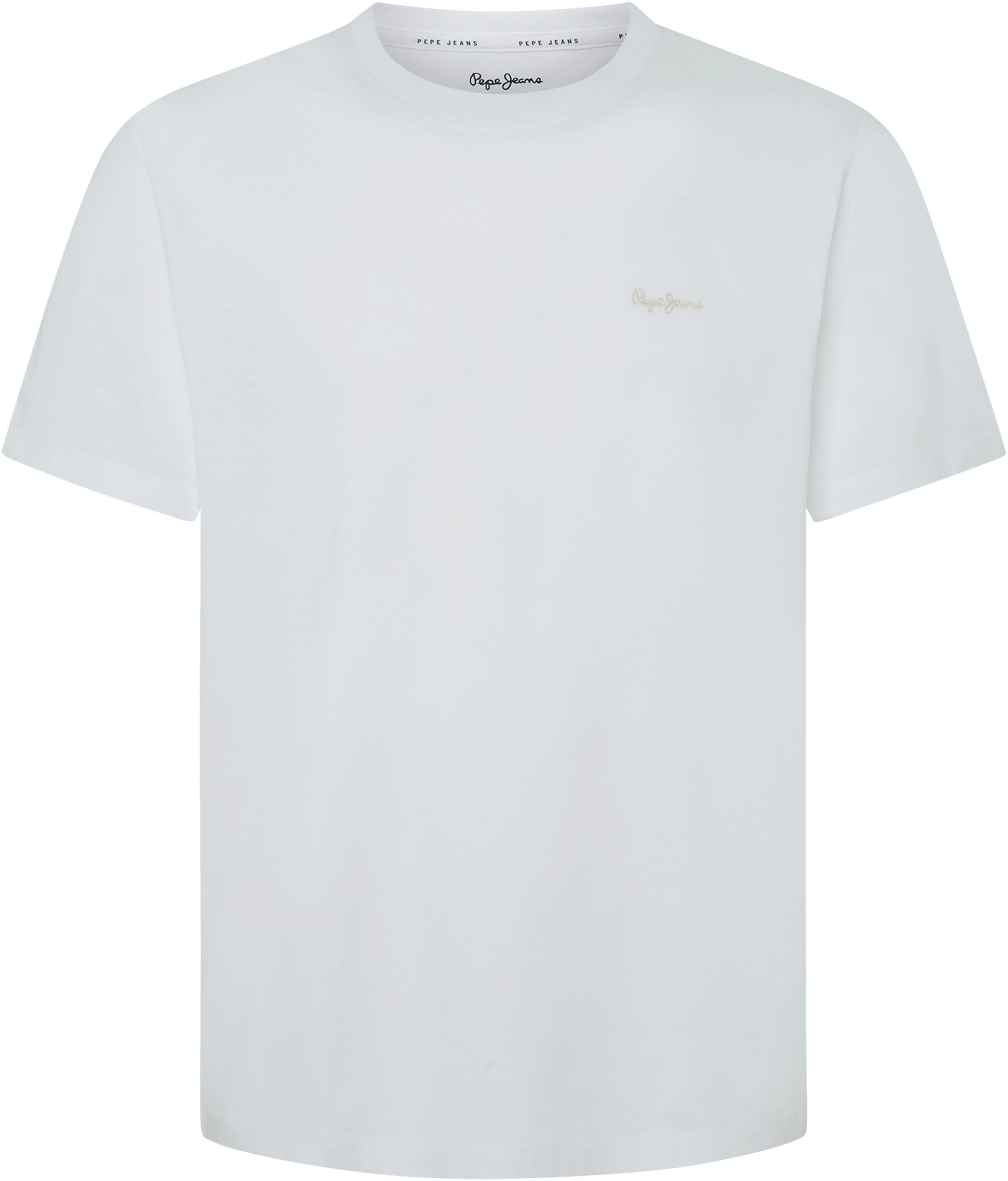 Pepe Jeans T-shirt Connor met geborduurd logo op borsthoogte