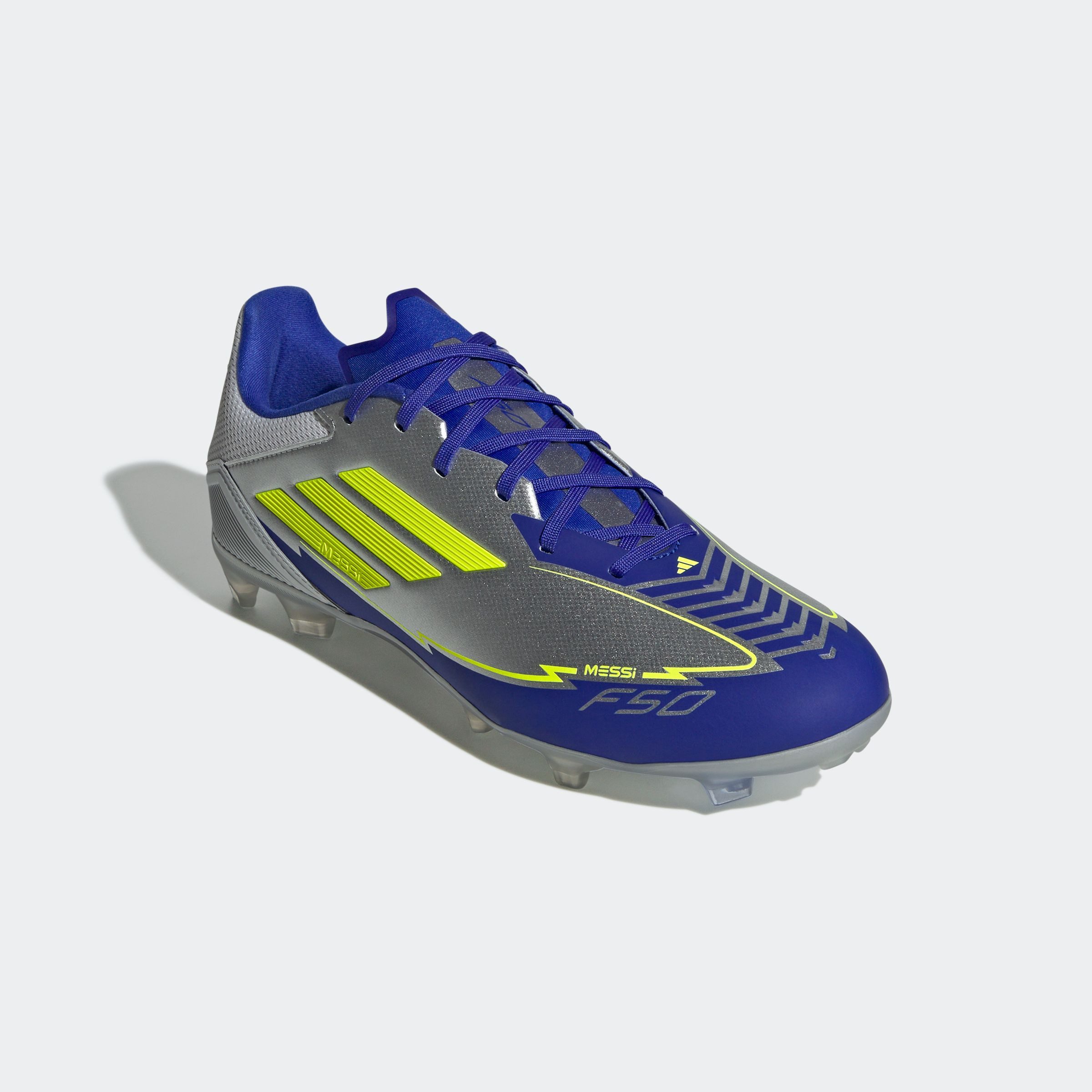 adidas Performance Voetbalschoenen F50 LEAGUE MESSI FG/MG unisex zaalvoetbalschoenen maat 48 grijs