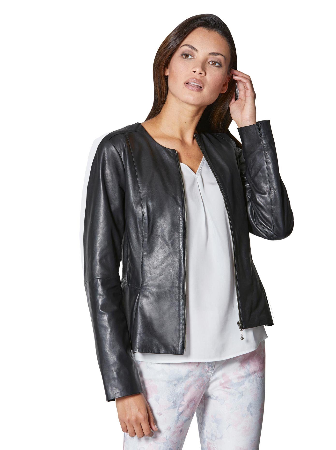 Leren blazer best sale dames