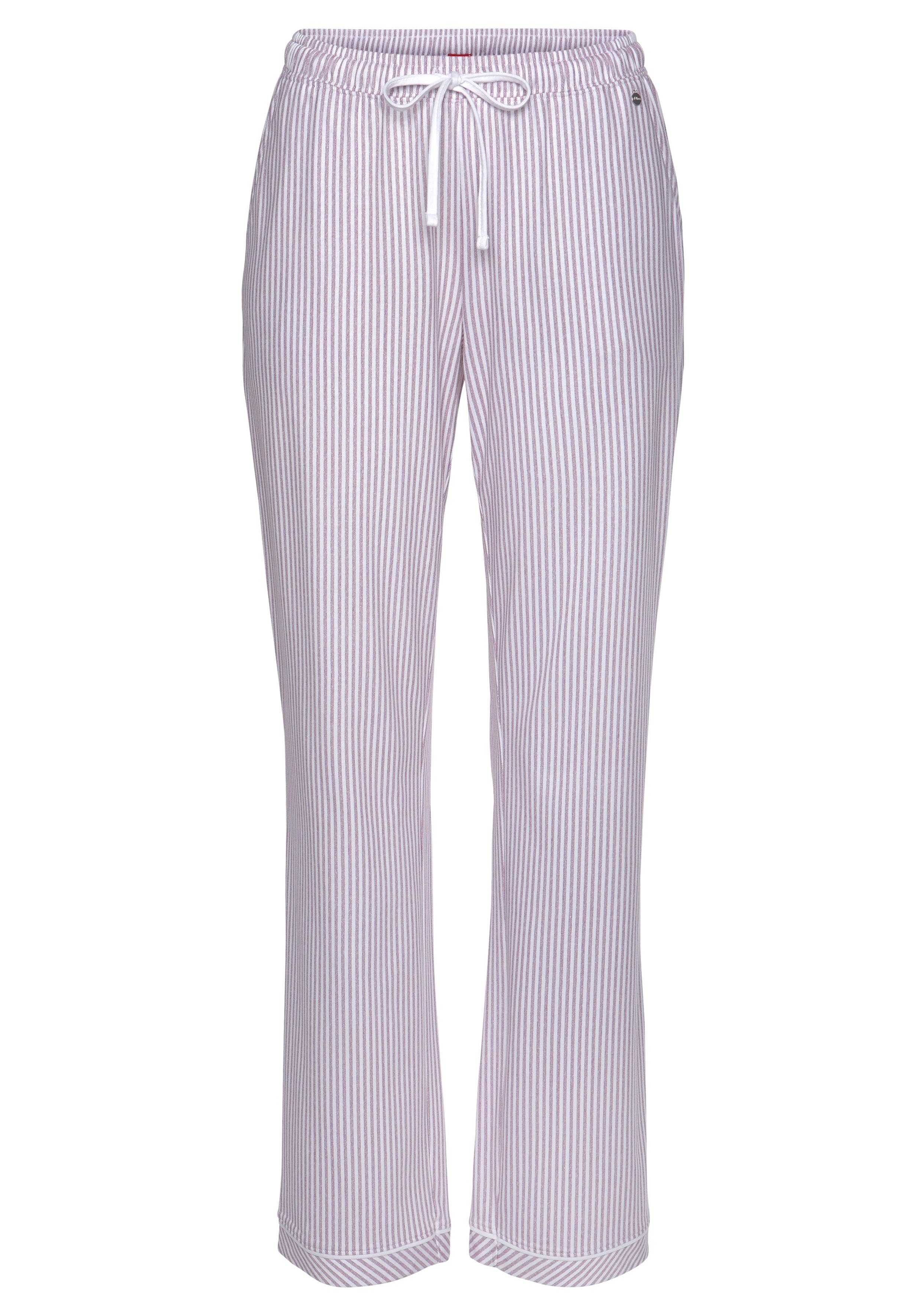 s.Oliver RED LABEL Beachwear Pyjamabroek met steekzakken opzij