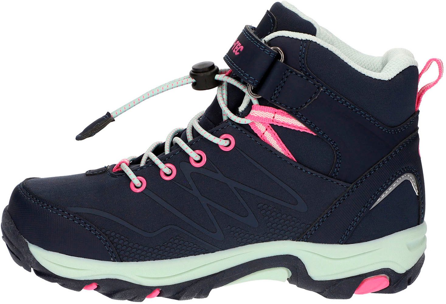 Hi-Tec Outdoorschoenen Hi-Tec Blackout Mid Wp Jrg Klit-/vetersysteem, waterdicht