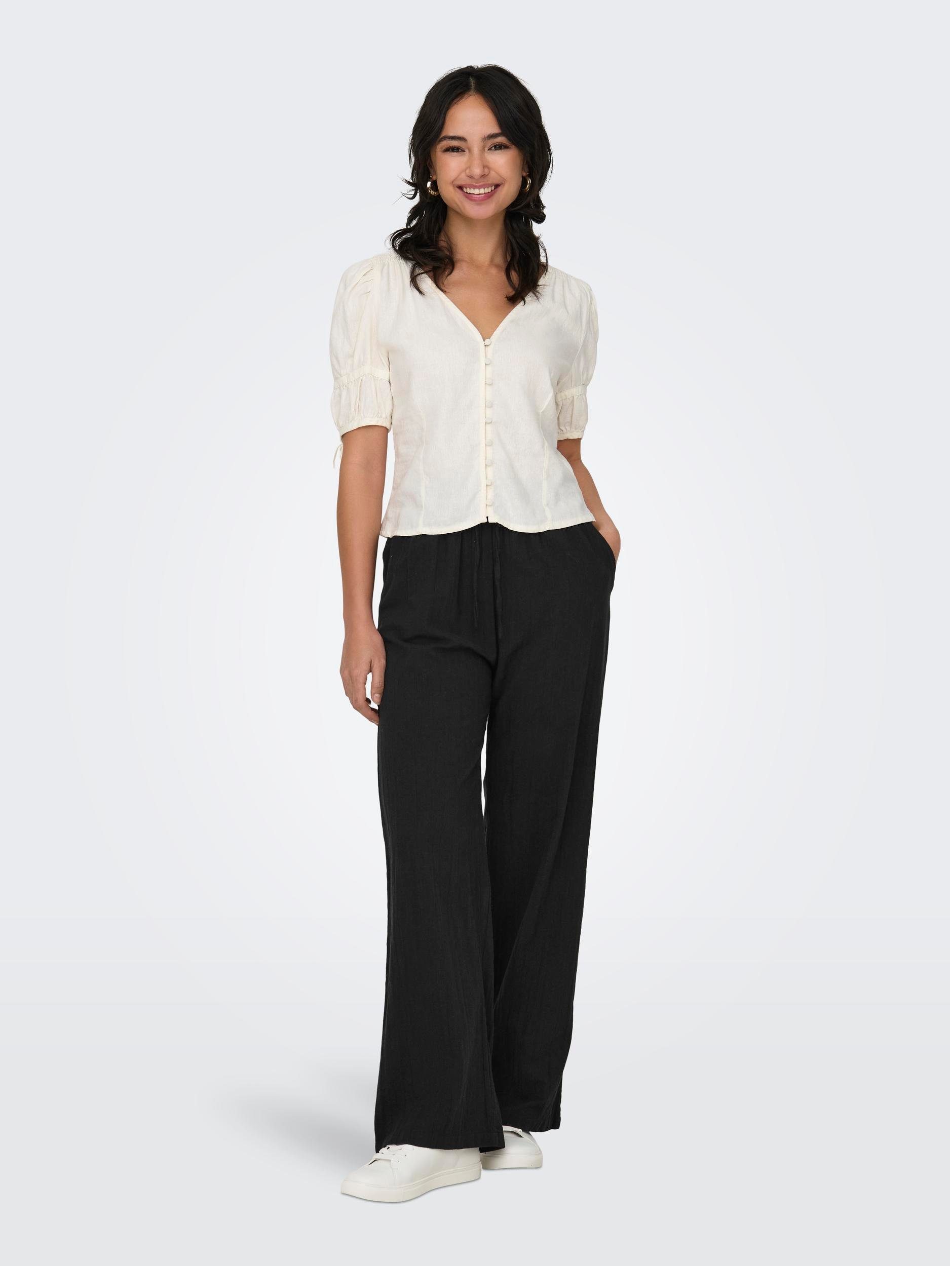 Only Comfortbroek ONLTIZANA COTTON LOOSE PANTS WVN