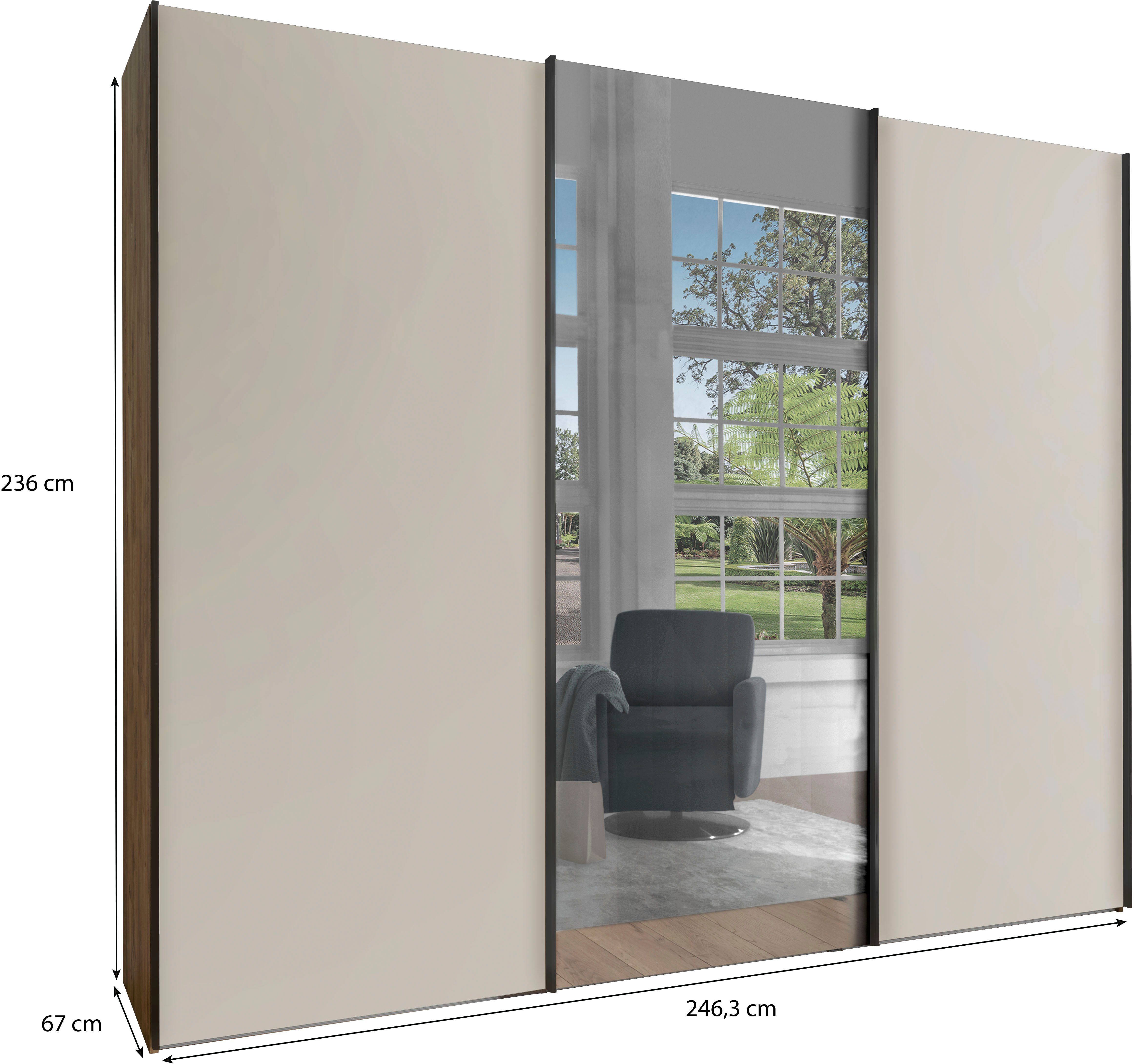 WIEMANN Schuifdeurkast Monaco hoogwaardig beslag